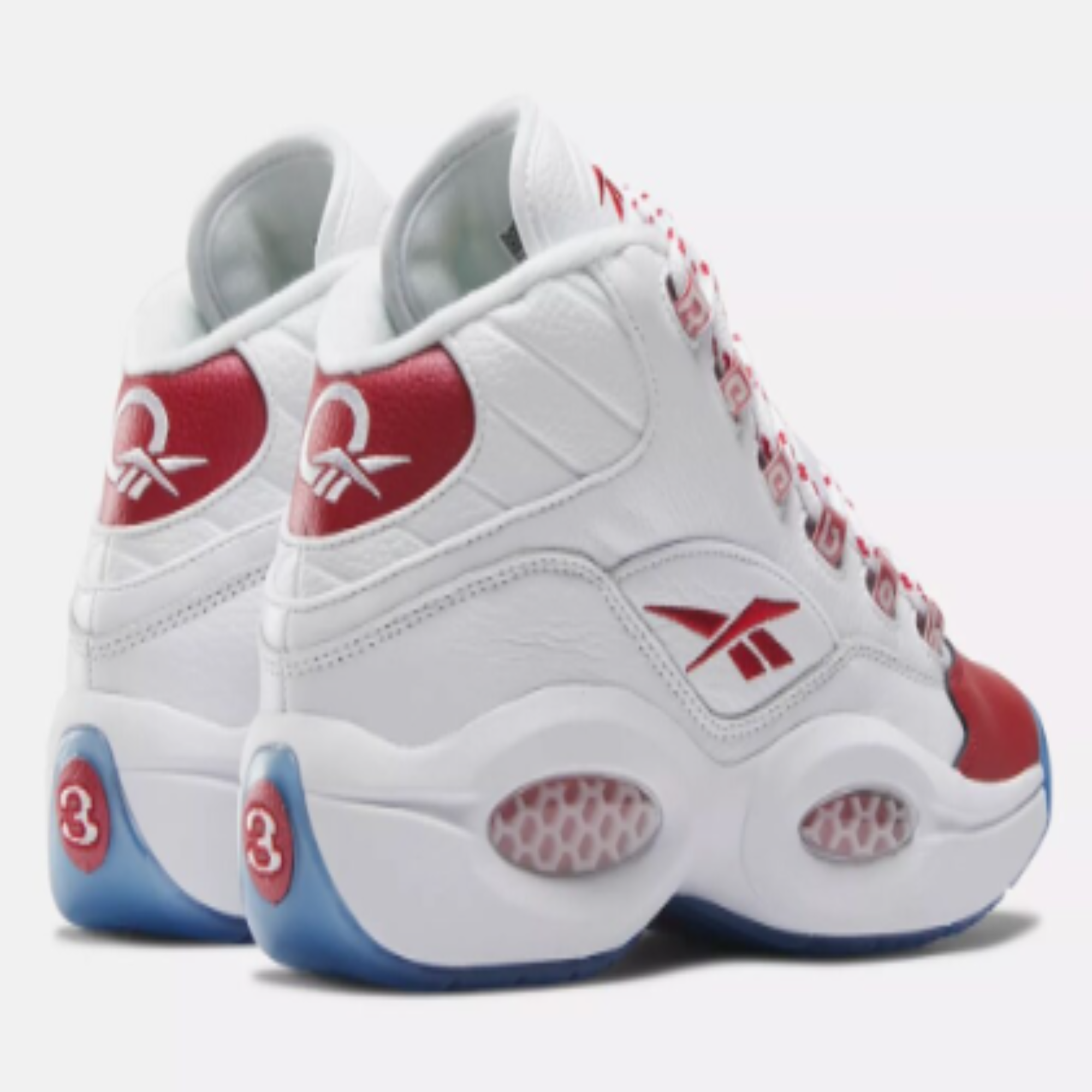 Men's Reebok Question Mid "Red Toe"