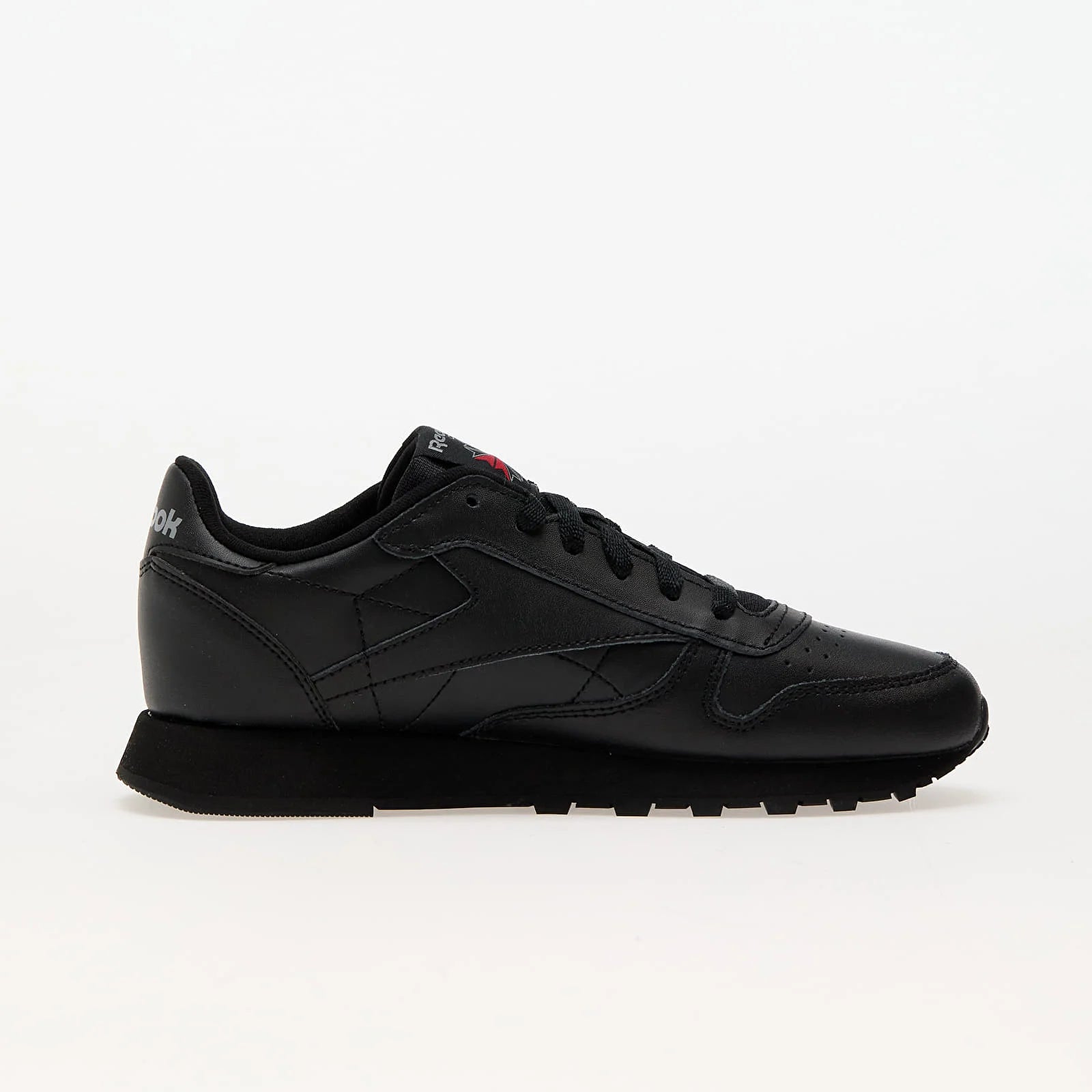 Big Kids' Reebok Classic Leather "Triple Black" (Unisex)