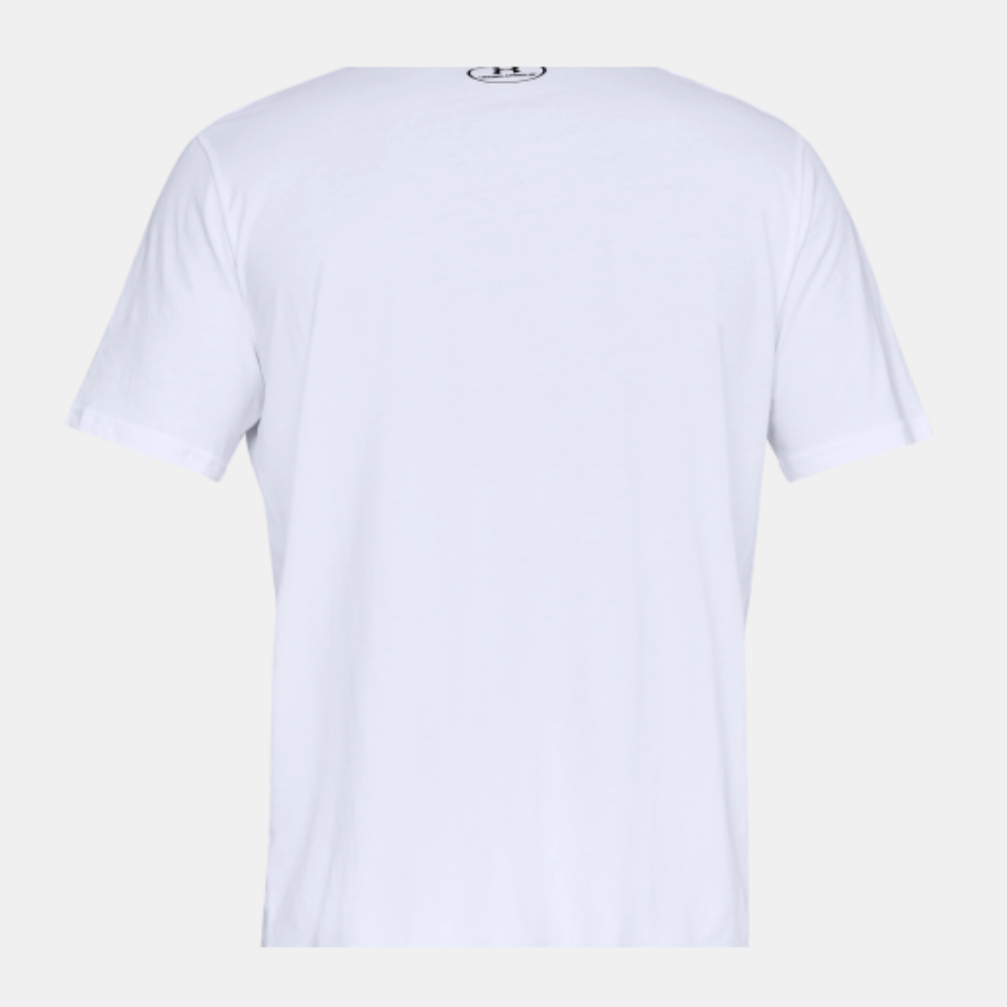 Men's Under Armour Left Chest Short Sleeve "White Black"