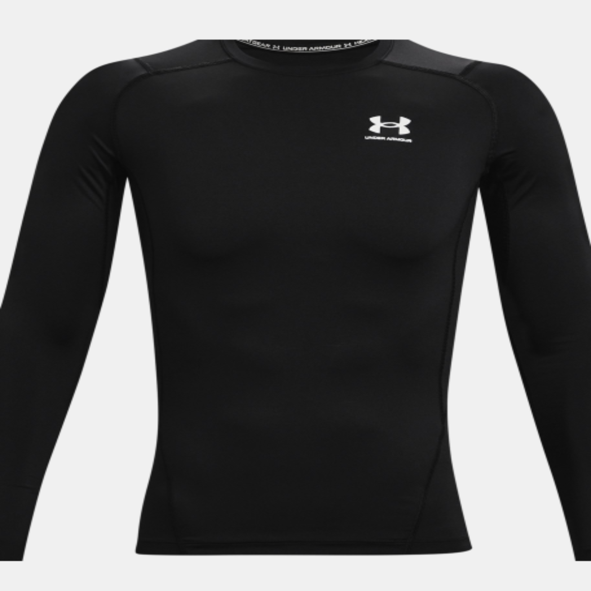 Men's Under Armour HeatGear® Long Sleeve "Black/White"
