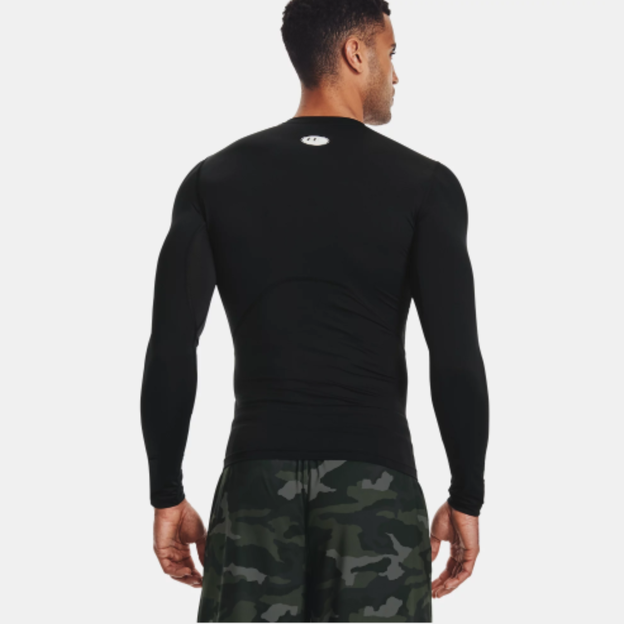 Men's Under Armour HeatGear® Long Sleeve "Black/White"