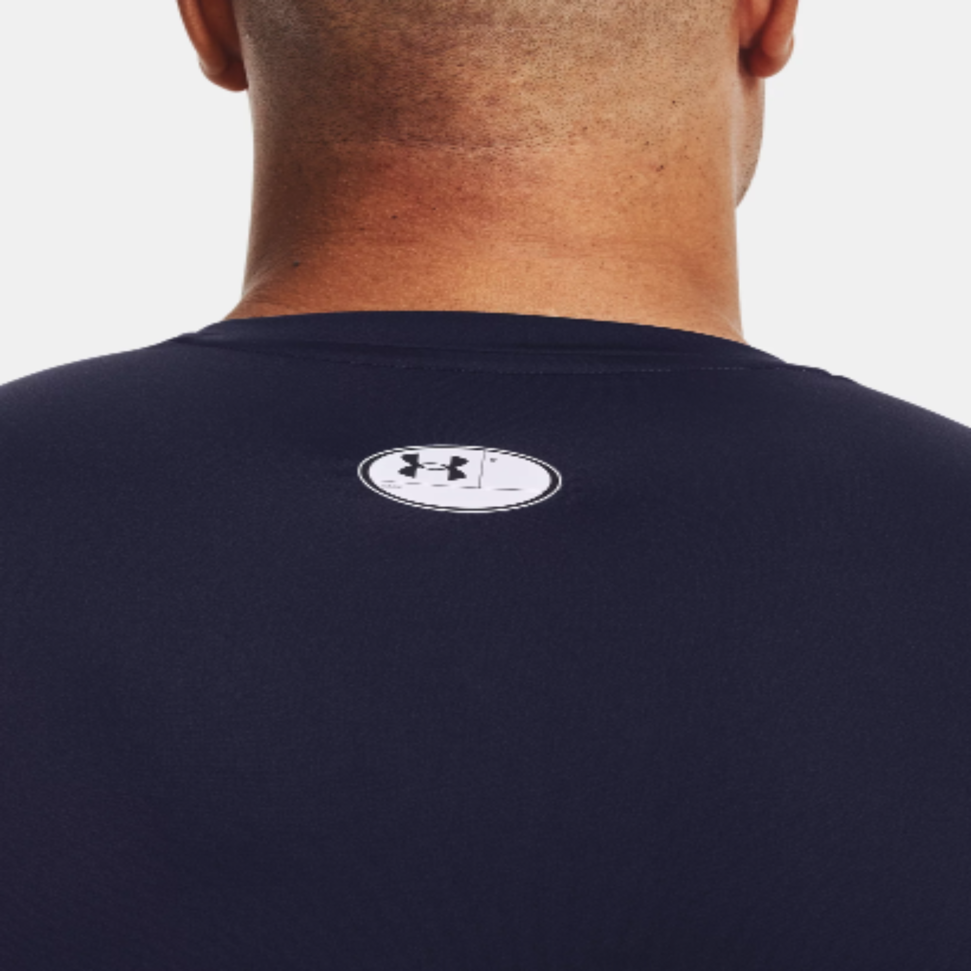 Men's Under Armour HeatGear® Long Sleeve "Midnight Navy/White"