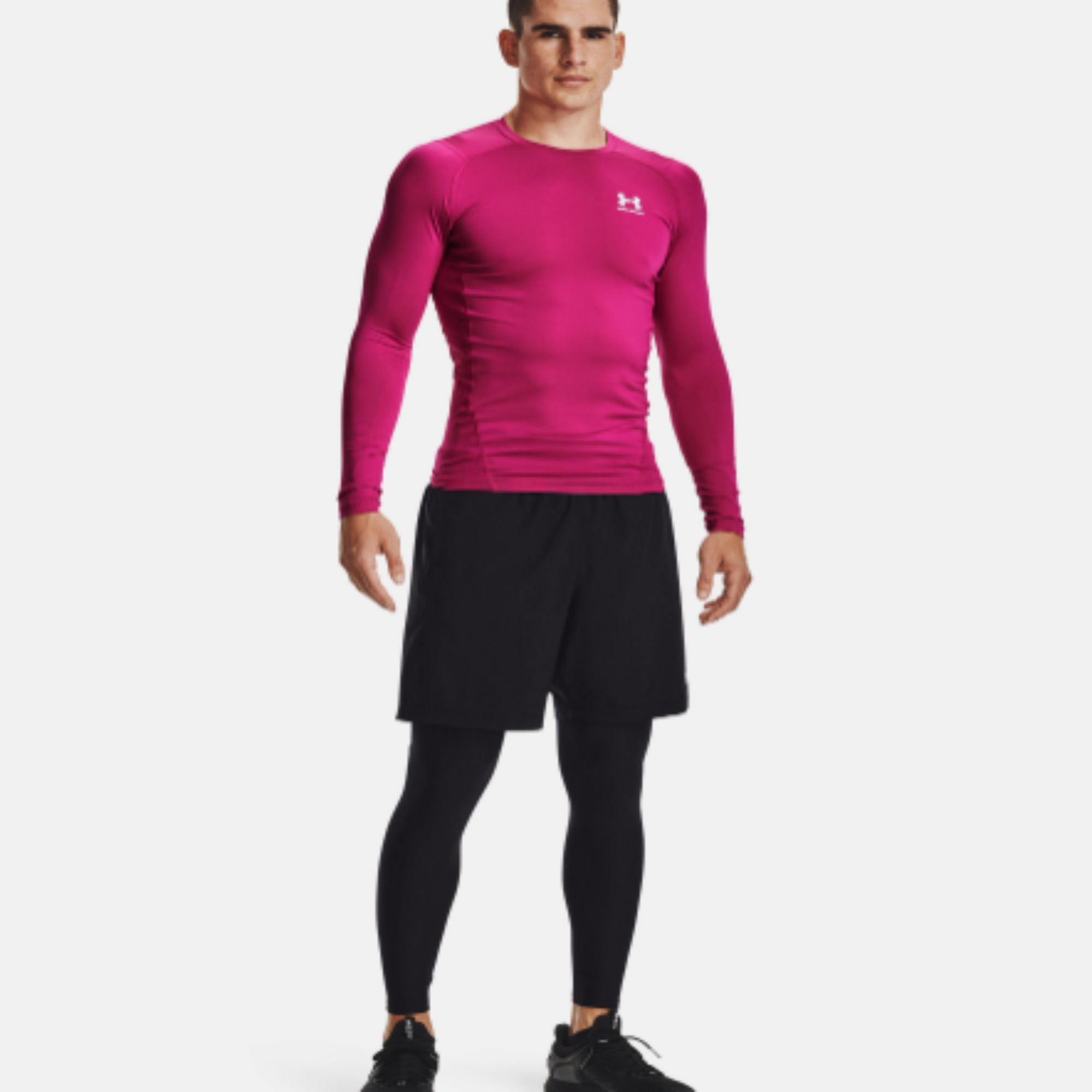 Men's Under Armour HeatGear® Leggings "Black White"