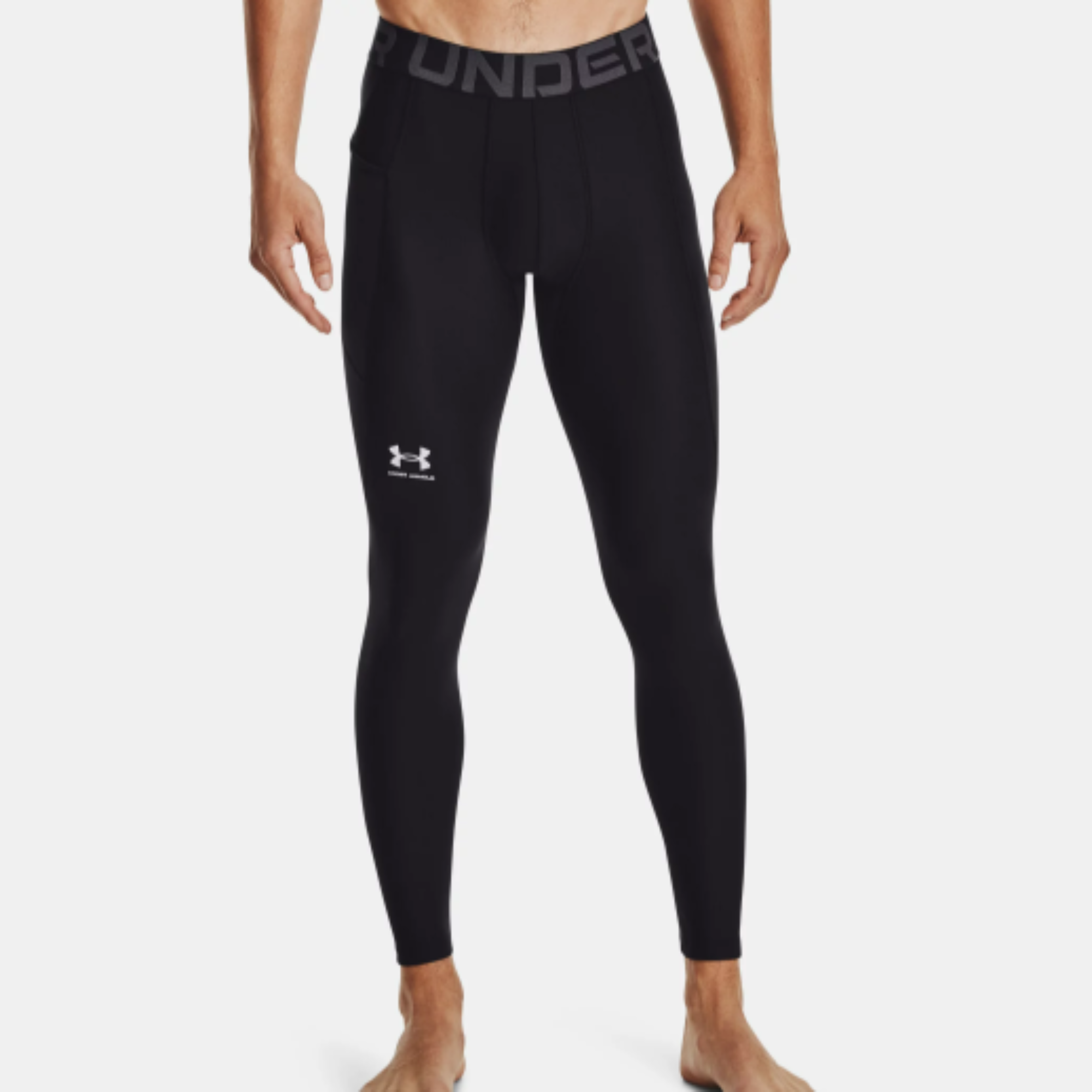Men's Under Armour HeatGear® Leggings "Black White"