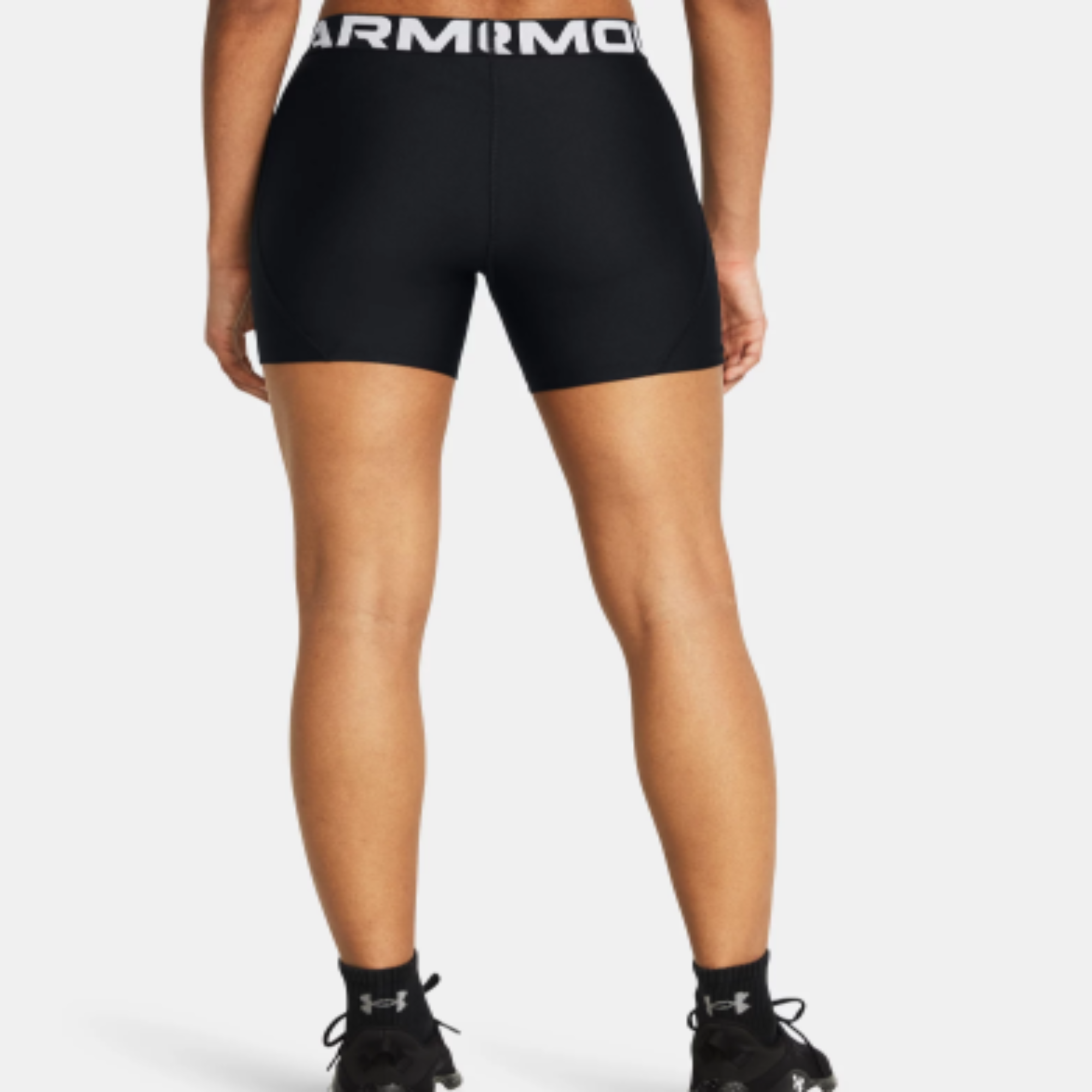 Women's Under Armour HeatGear® Middy Shorts (Black)
