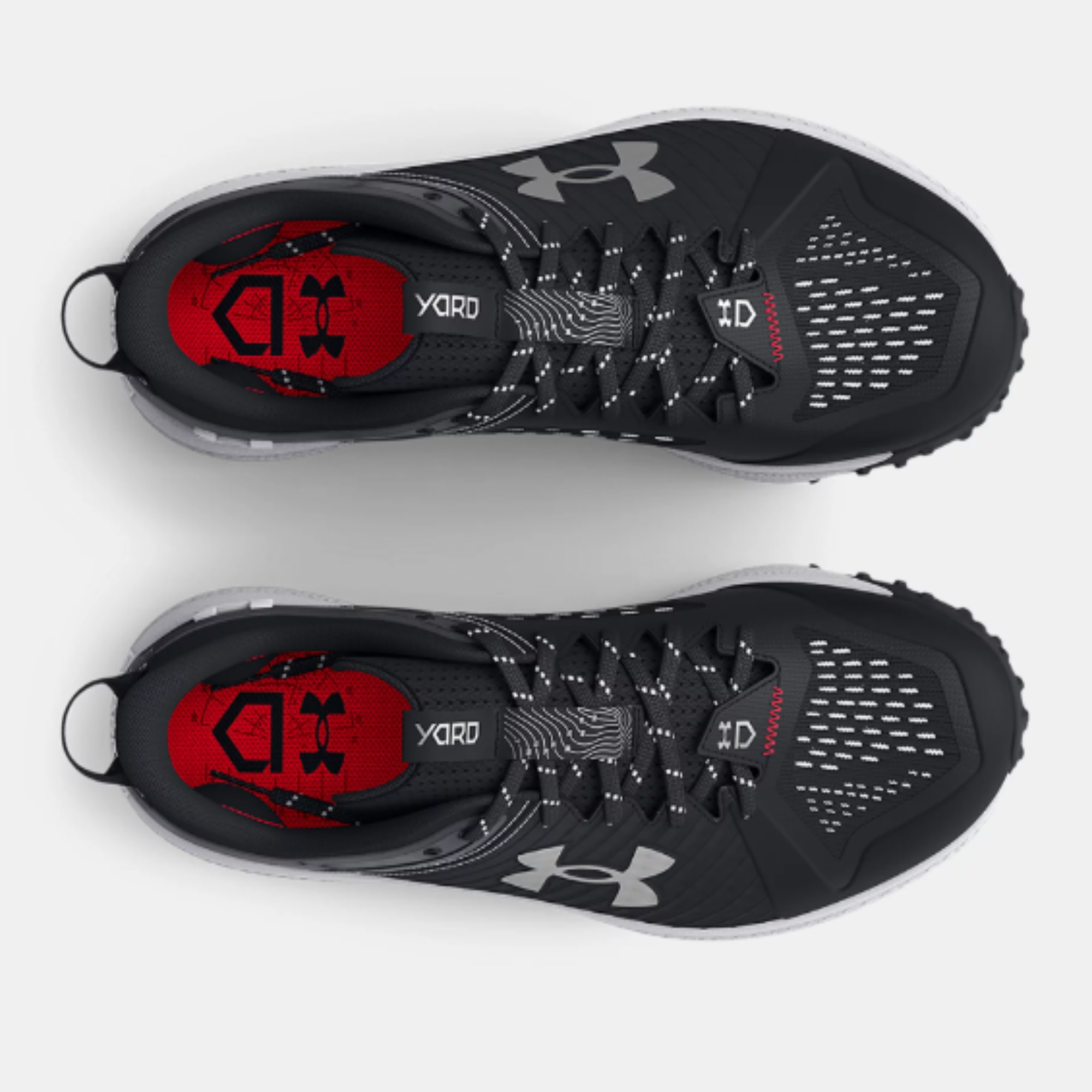 Men's Under Armour Yard Turf Baseball Cleats "Black White"