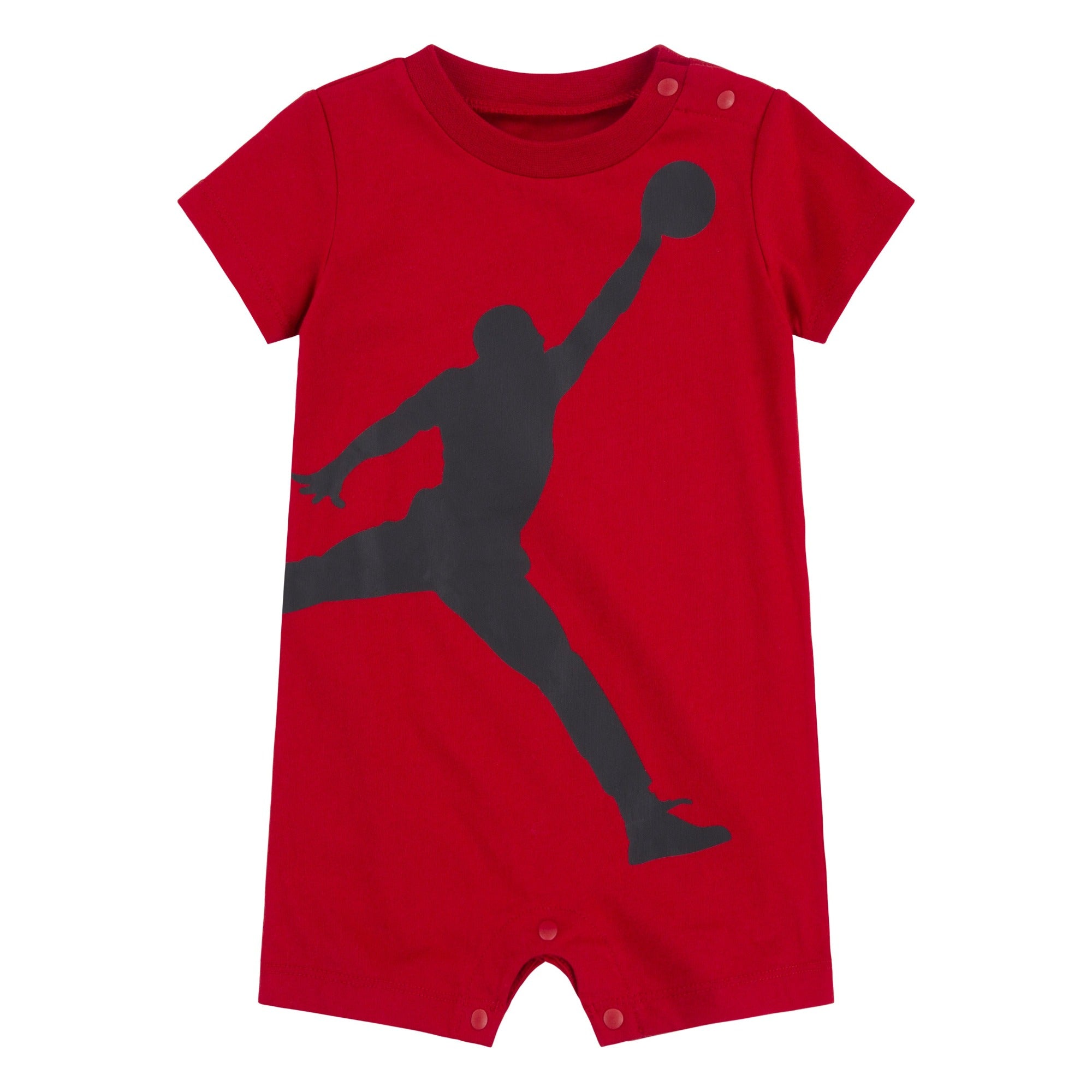 Baby/Toddler Jordan Baby Jumpman Knit Romper "Red"