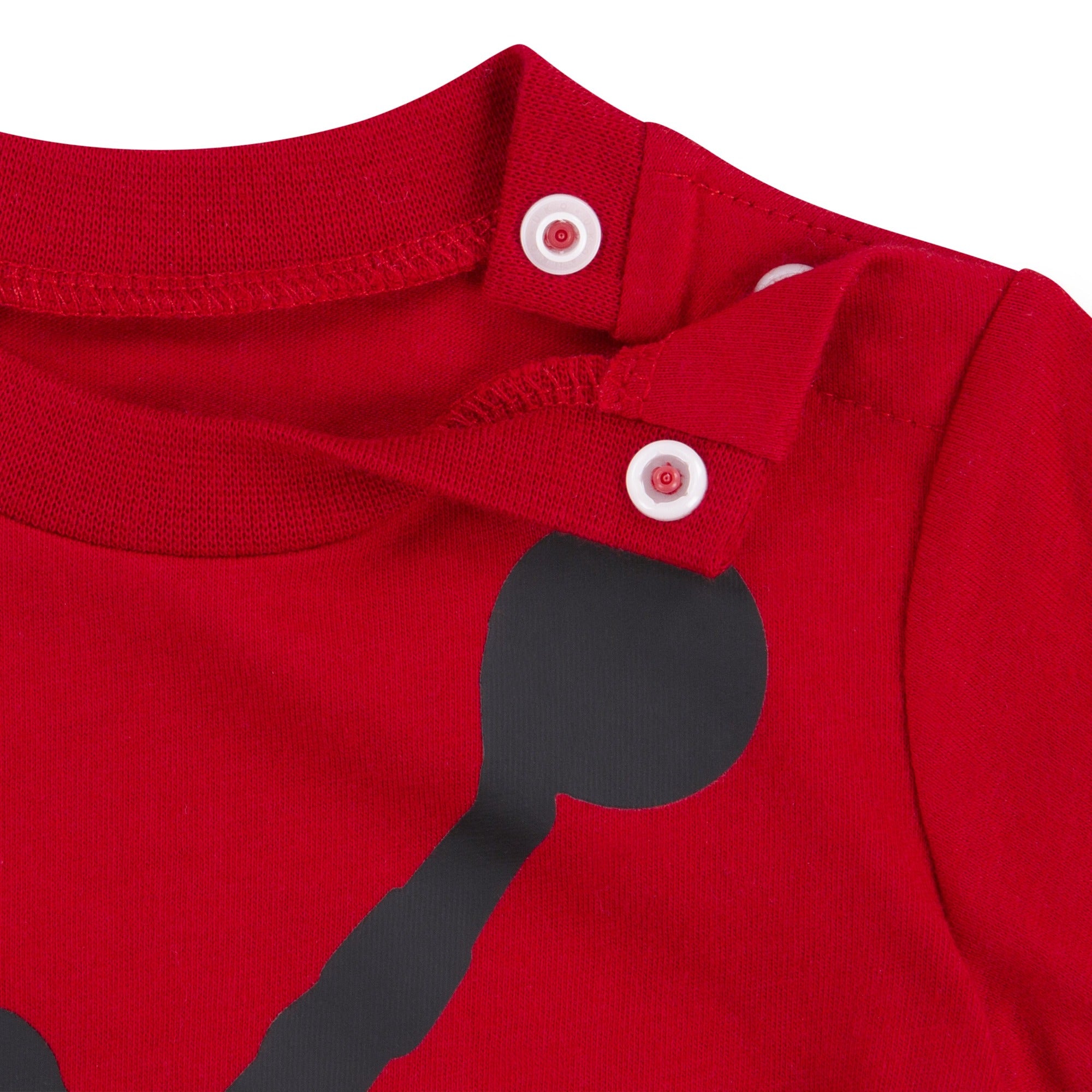 Baby/Toddler Jordan Baby Jumpman Knit Romper "Red"