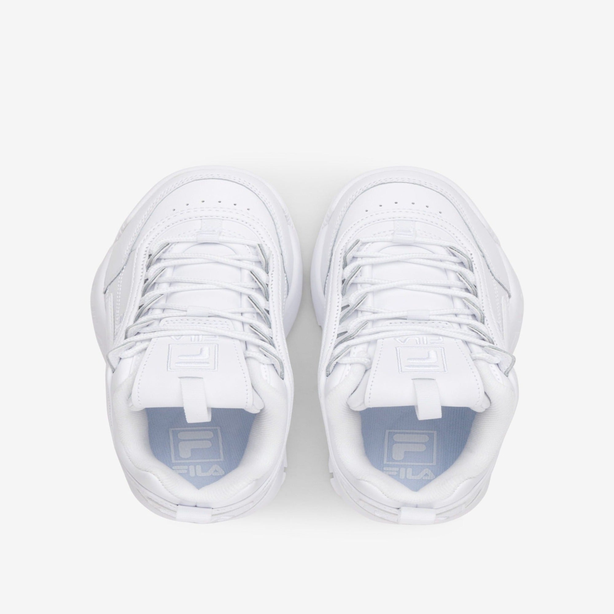 Women's Fila Disruptor II Premium "Triple White"