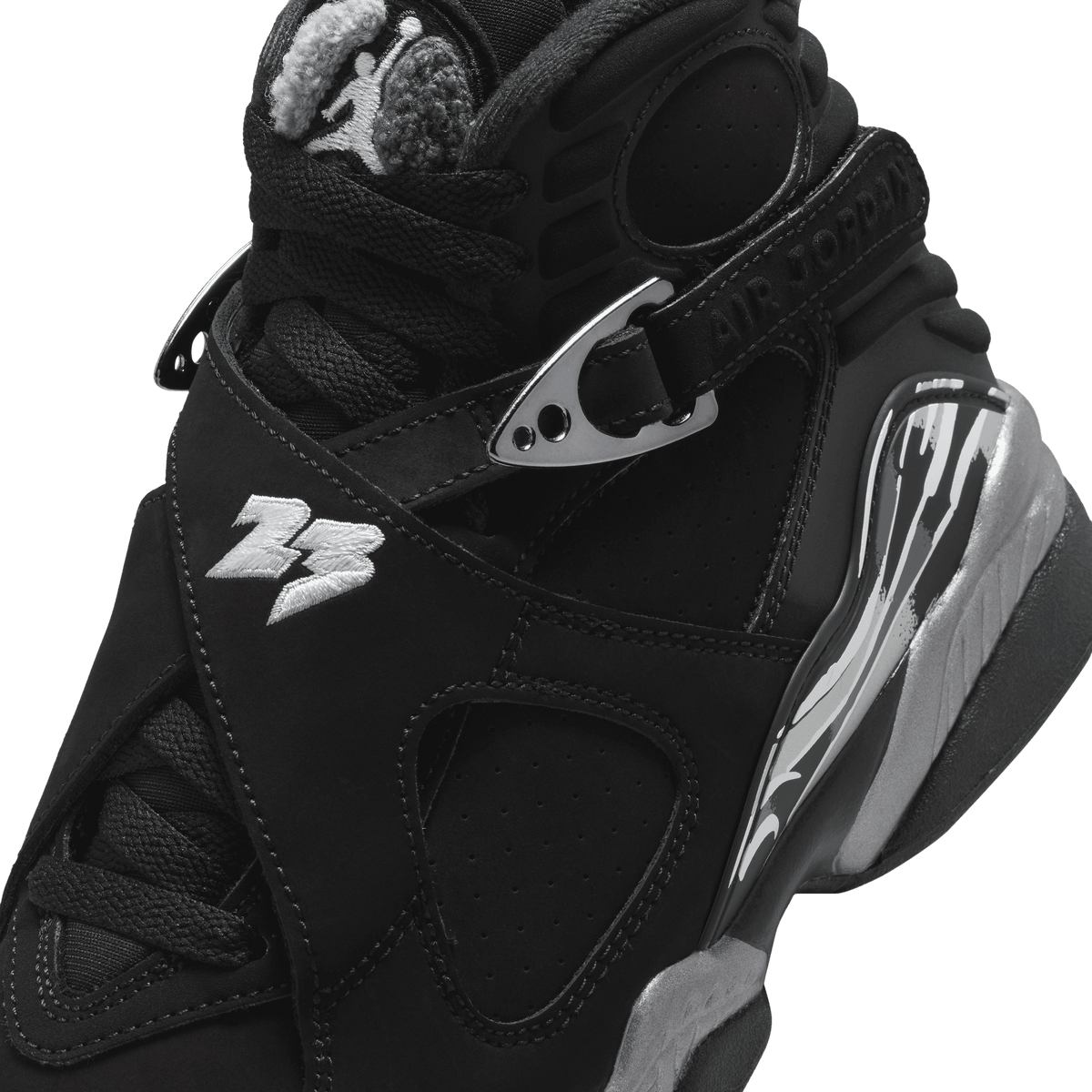 Big Kids' Air Jordan 8 Retro "Chrome"