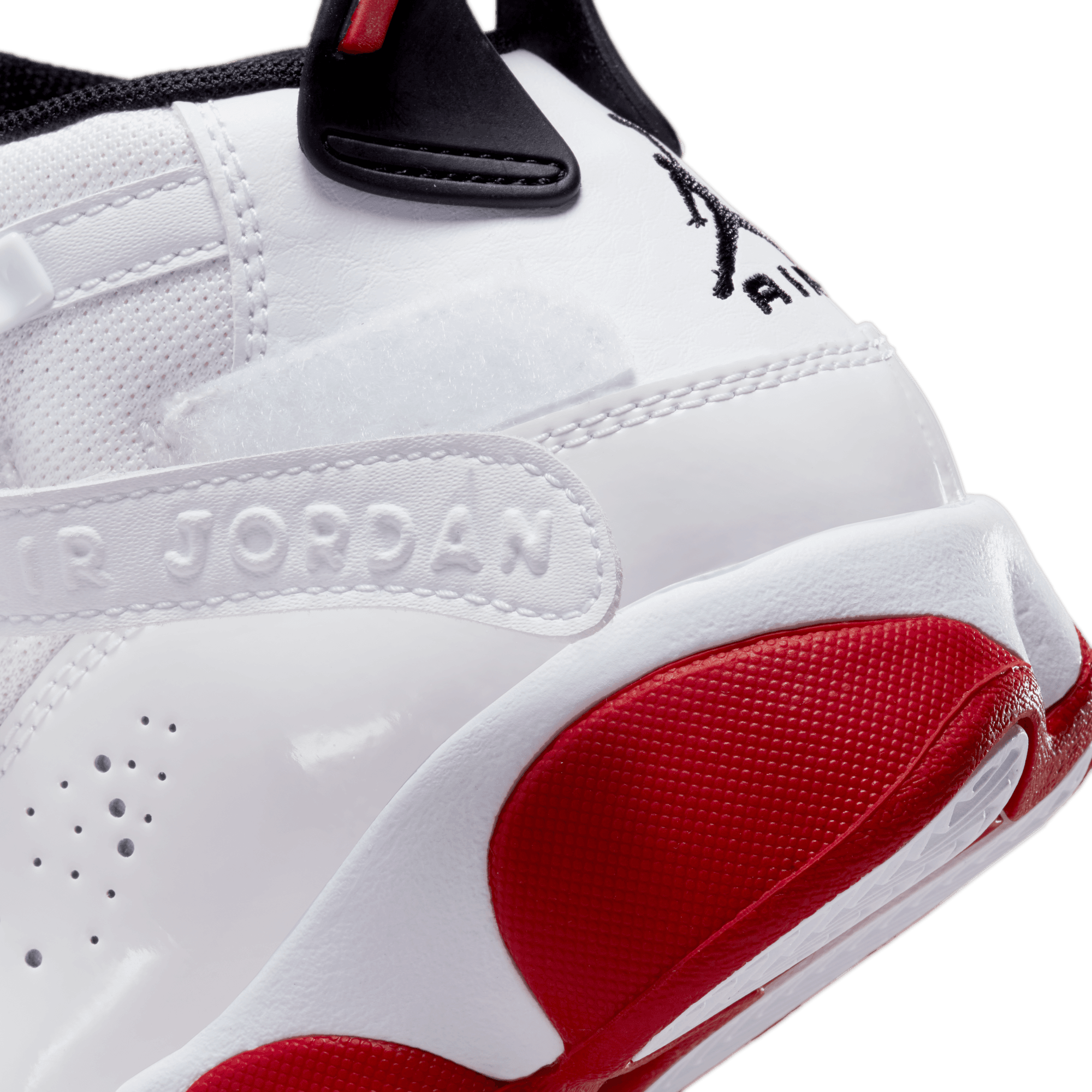 Big Kids' Jordan 6 Rings "White University Red"