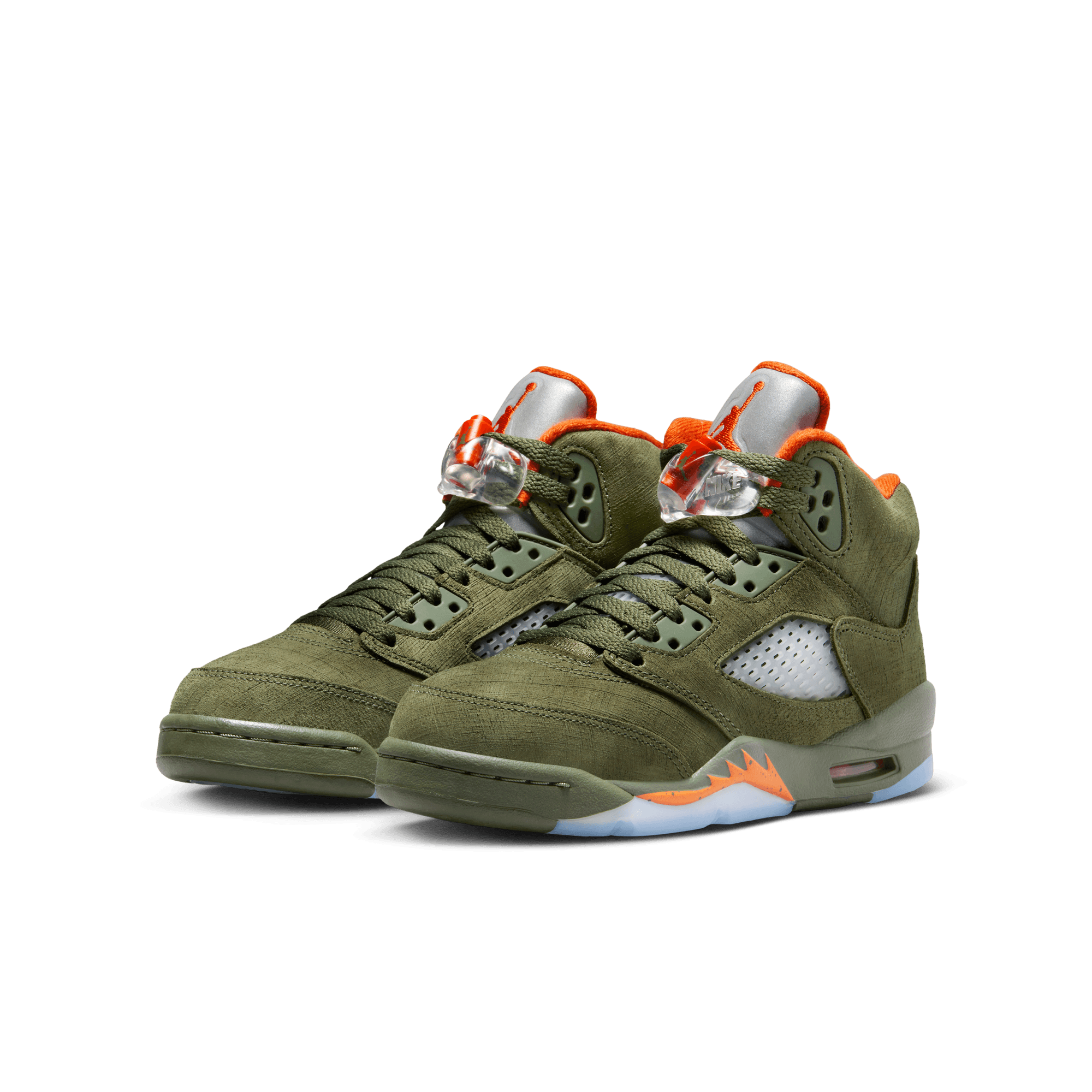 Big Kids' Air Jordan 5 Retro "Olive"