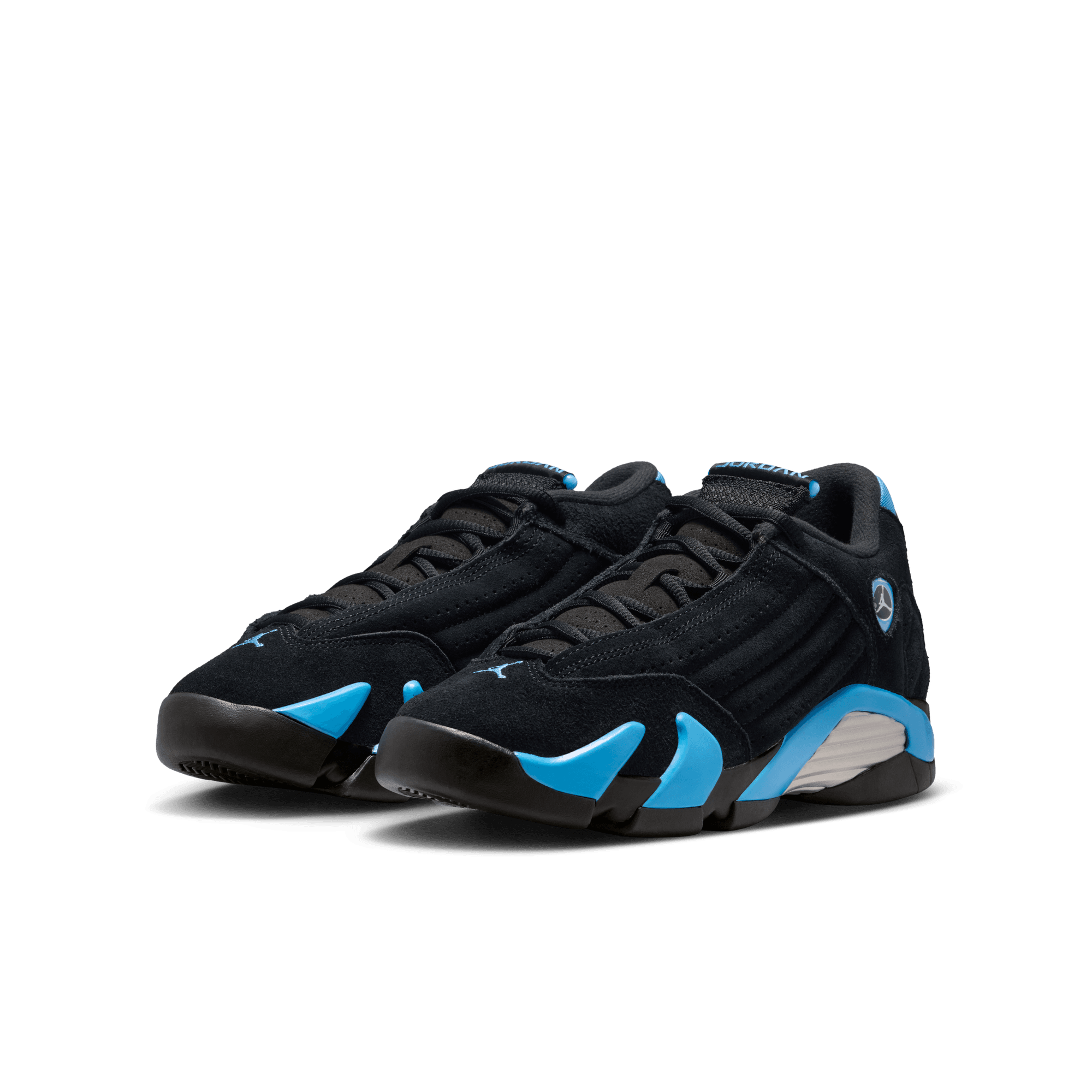 Big Kids' Air Jordan 14 Retro "Black University Blue" (Unisex)