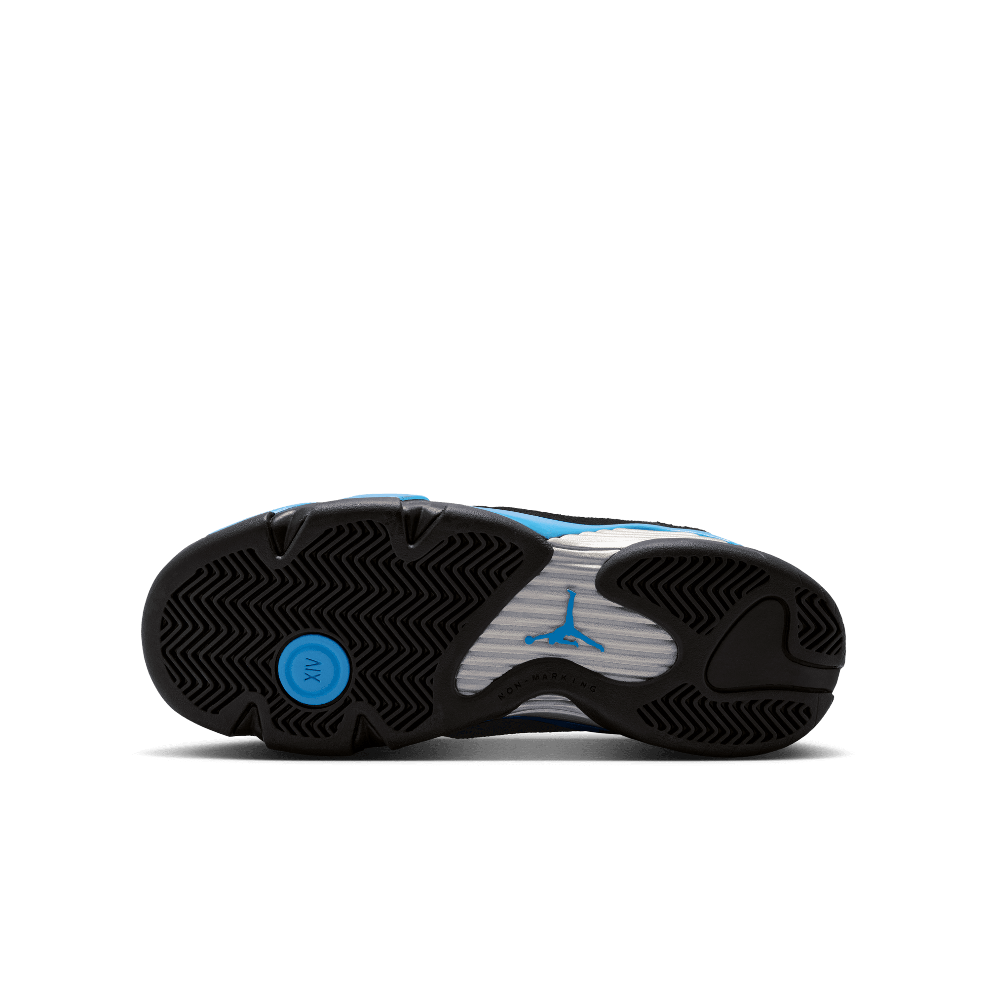 Big Kids' Air Jordan 14 Retro "Black University Blue" (Unisex)