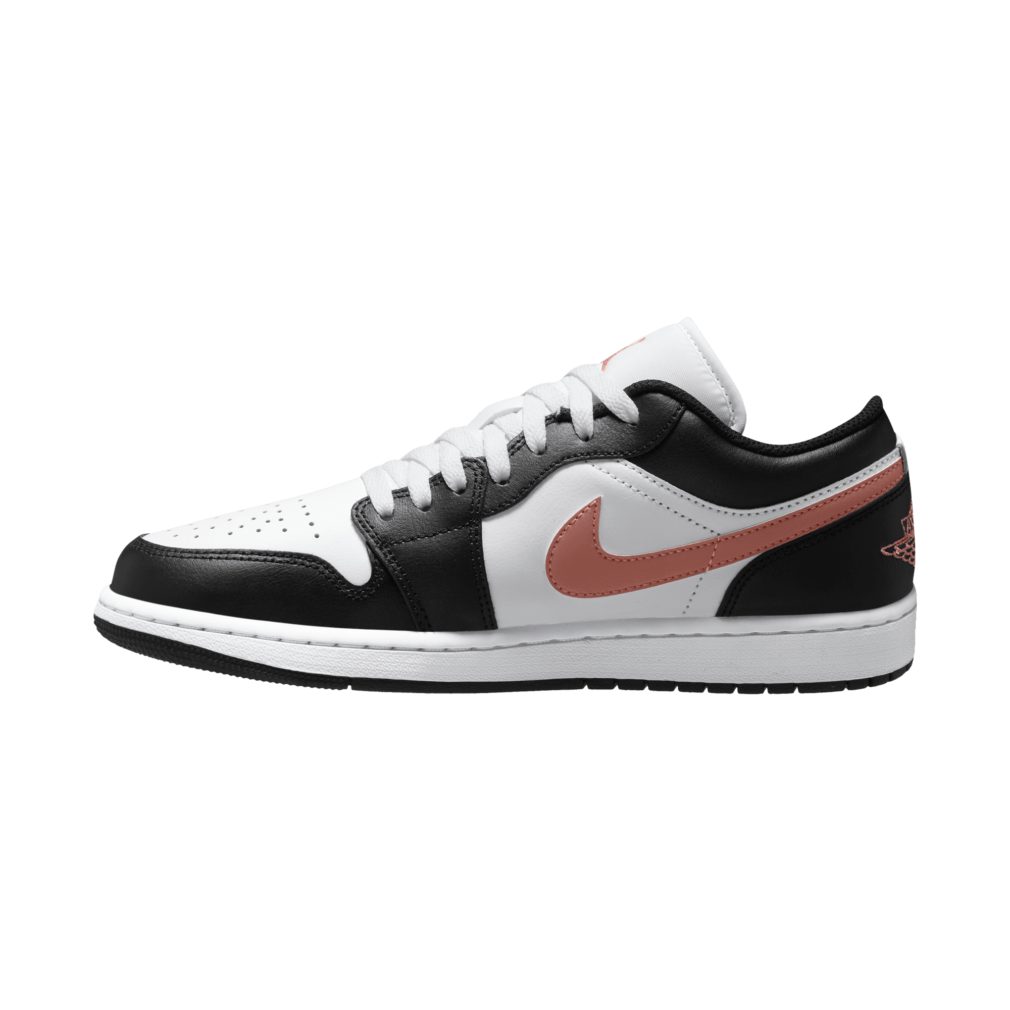 Men's Air Jordan 1 Low "Black Rust Pink"