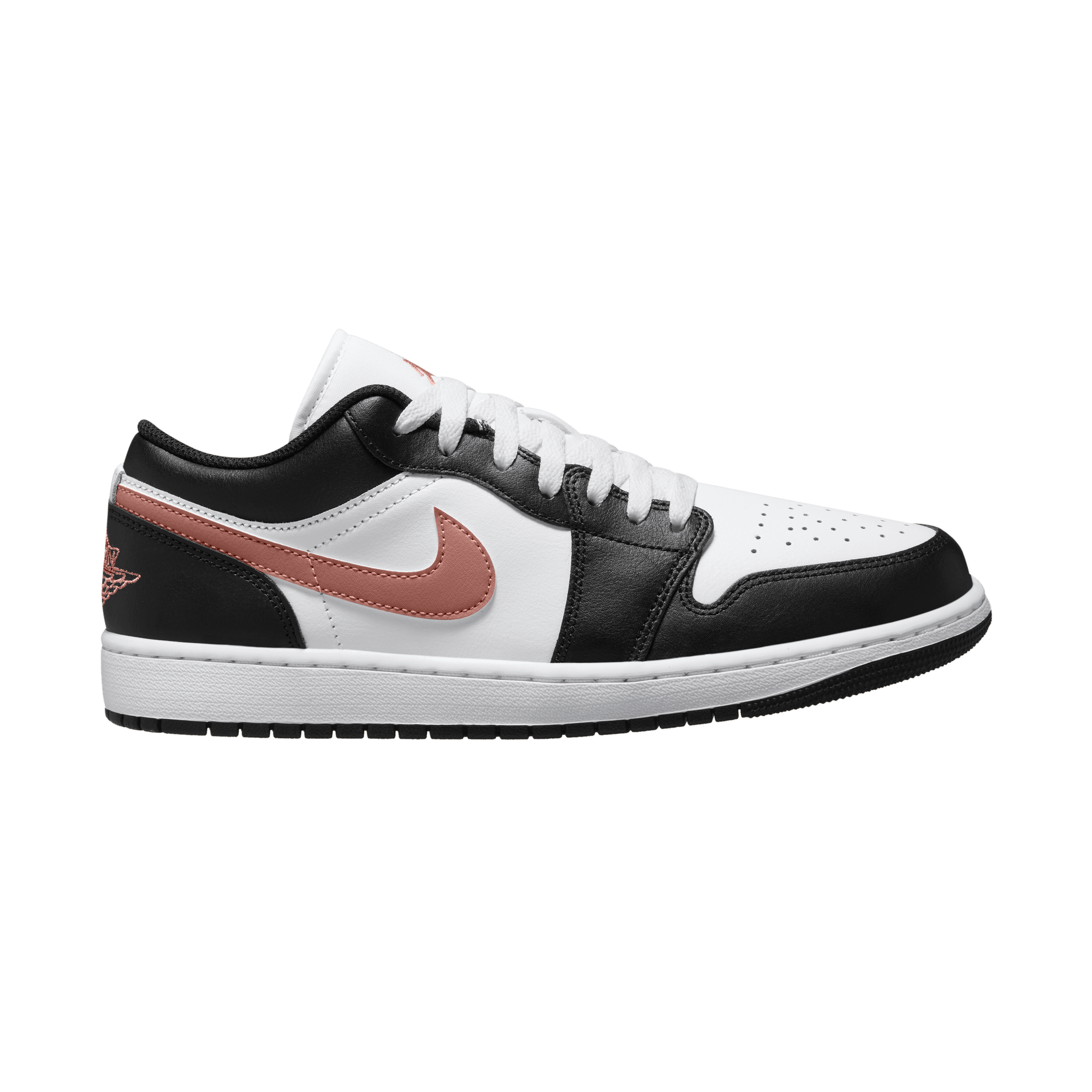 Men's Air Jordan 1 Low "Black Rust Pink"