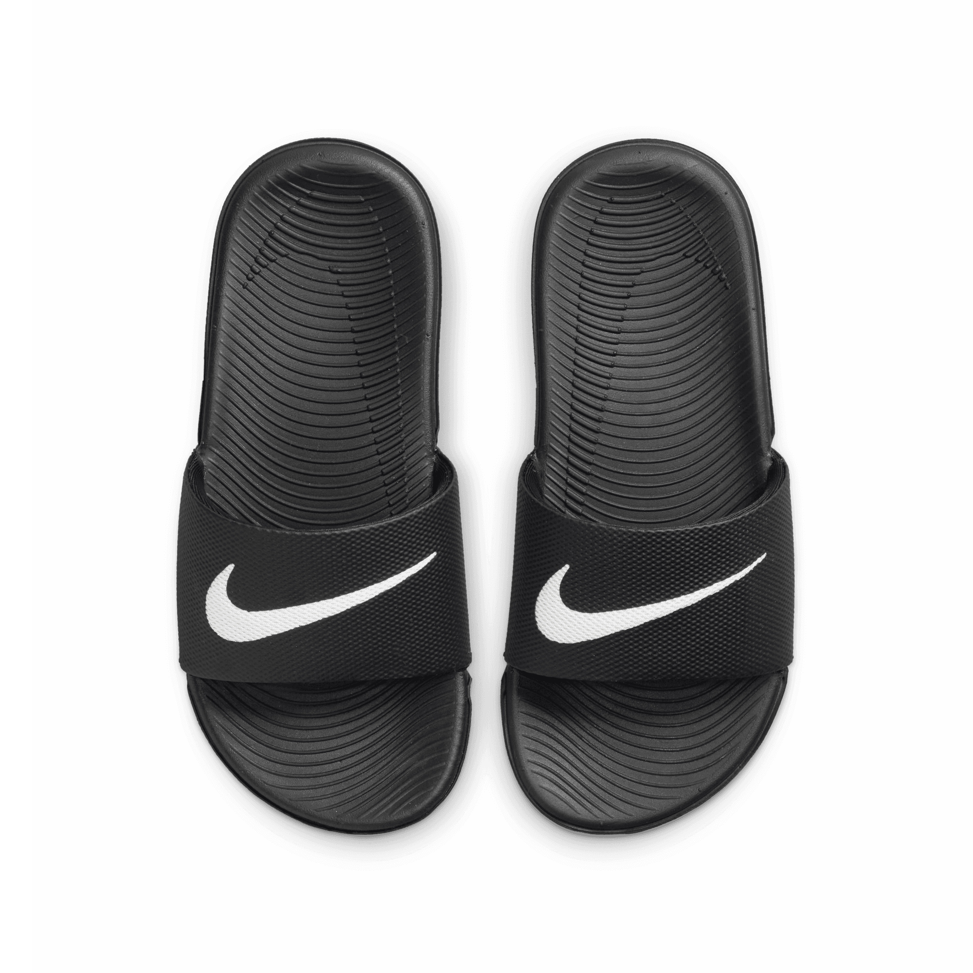 Boy's Nike Kawa Slides "Black"