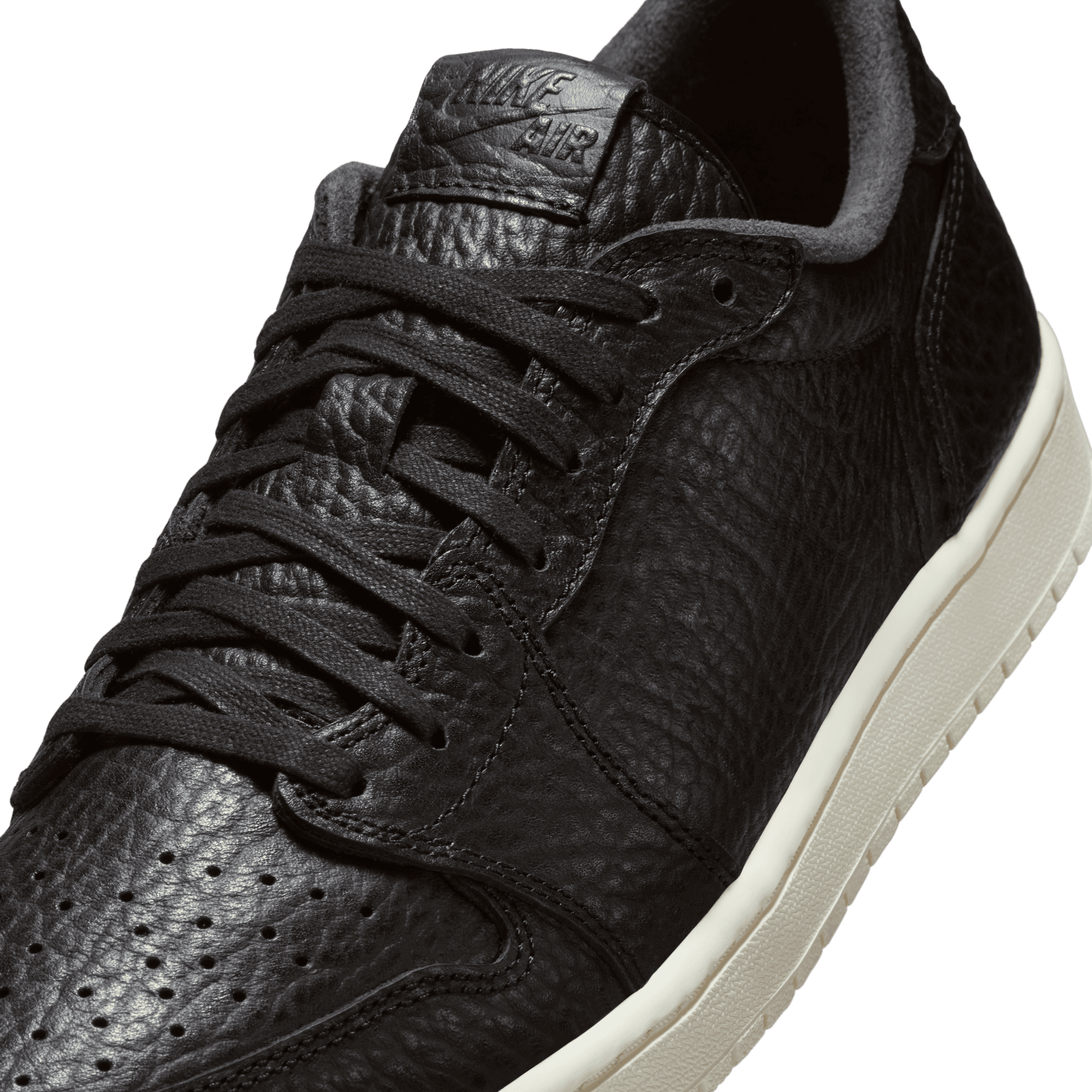 Men's Air Jordan 1 Retro Low NS "Swoosh less Black"