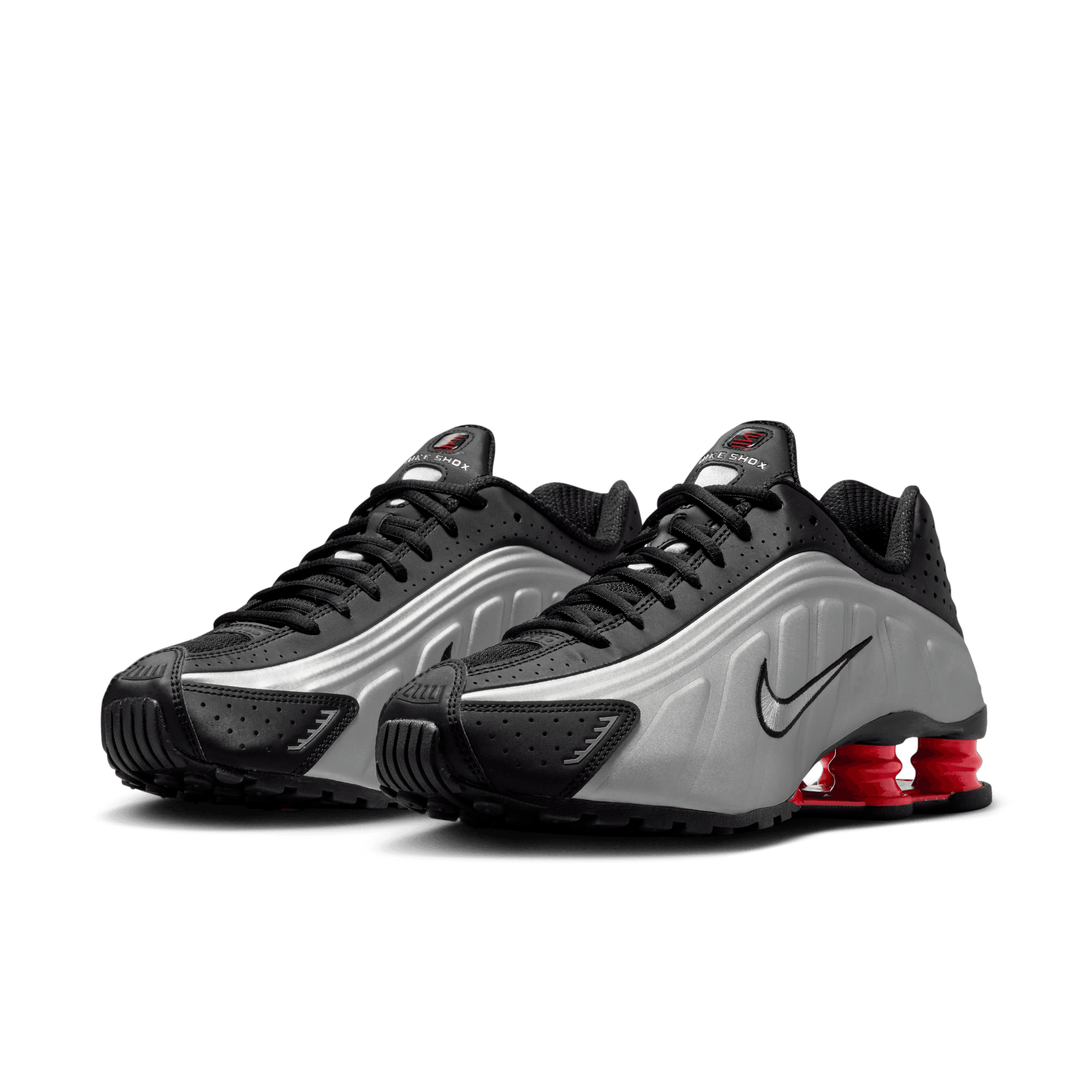 Women's Nike Shox R4 "Black Metallic Silver"