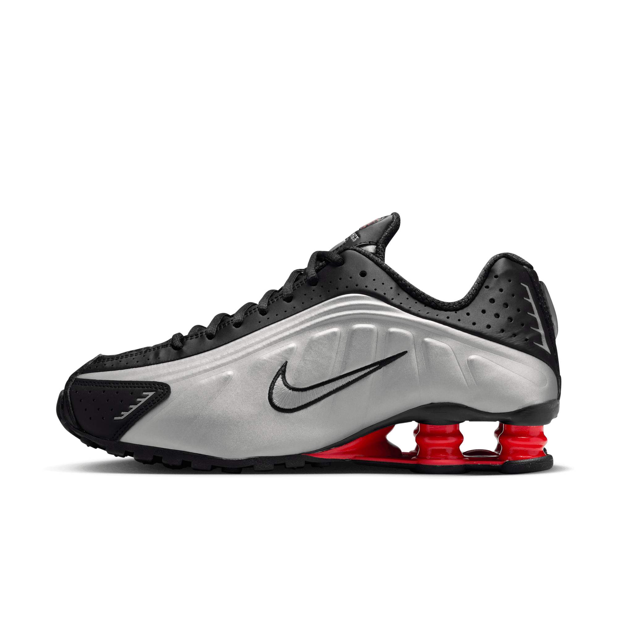 Women's Nike Shox R4 "Black Metallic Silver"