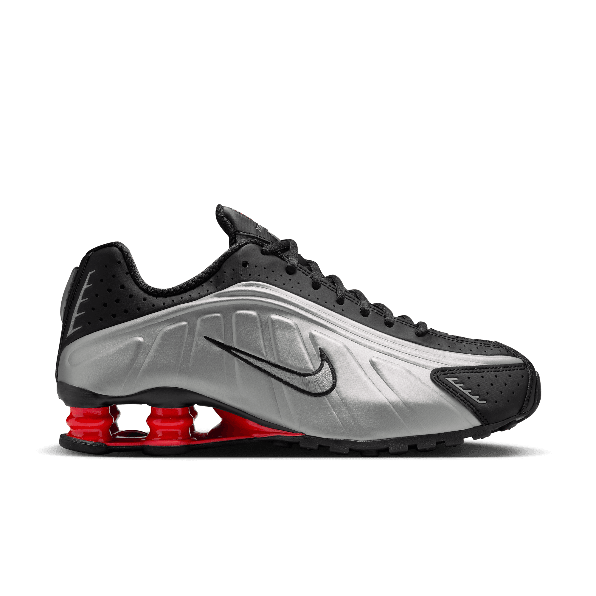 Women's Nike Shox R4 "Black Metallic Silver"