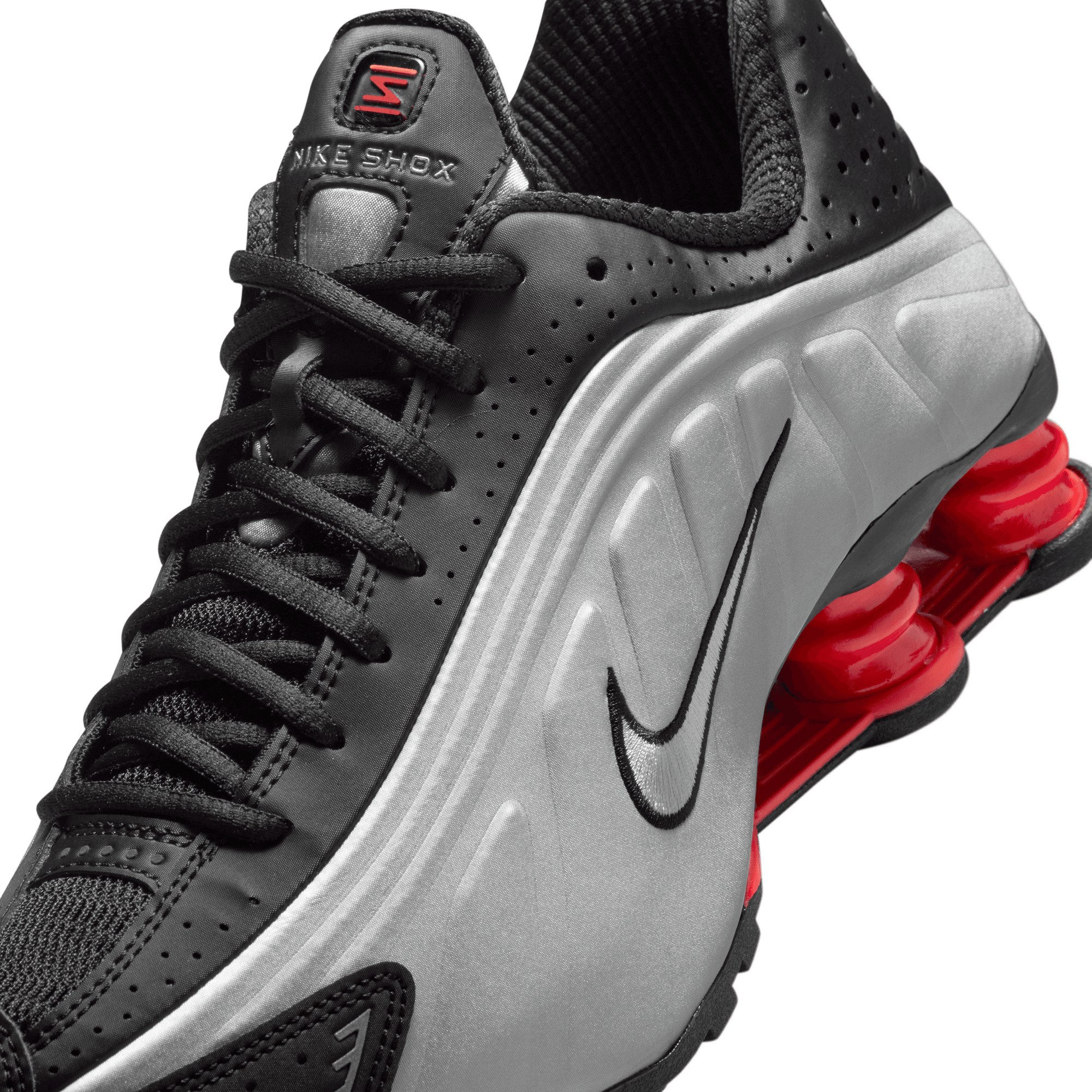 Women's Nike Shox R4 "Black Metallic Silver"