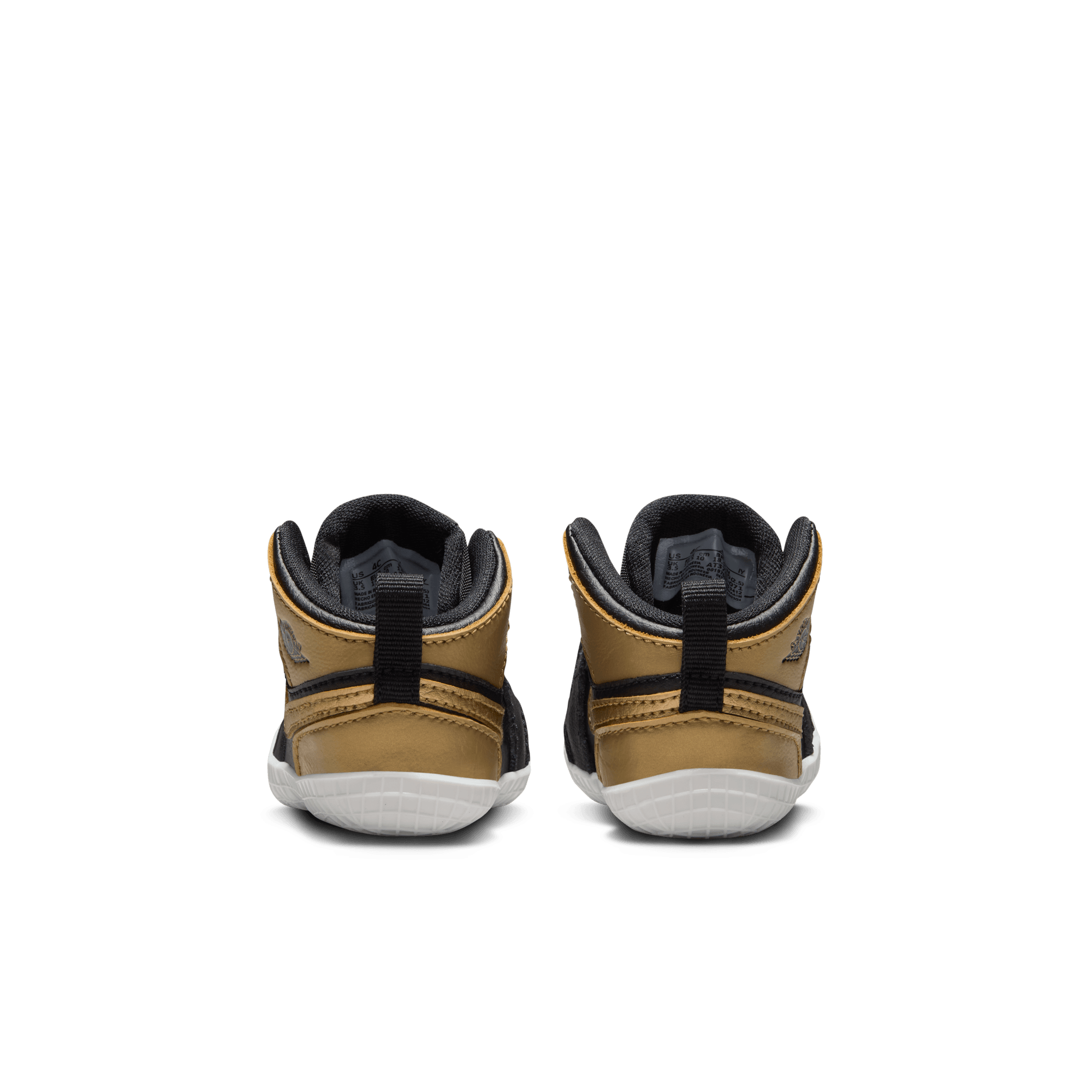 Baby/Toddler Jordan 1 Baby Crib Bootie "Metallic Gold "