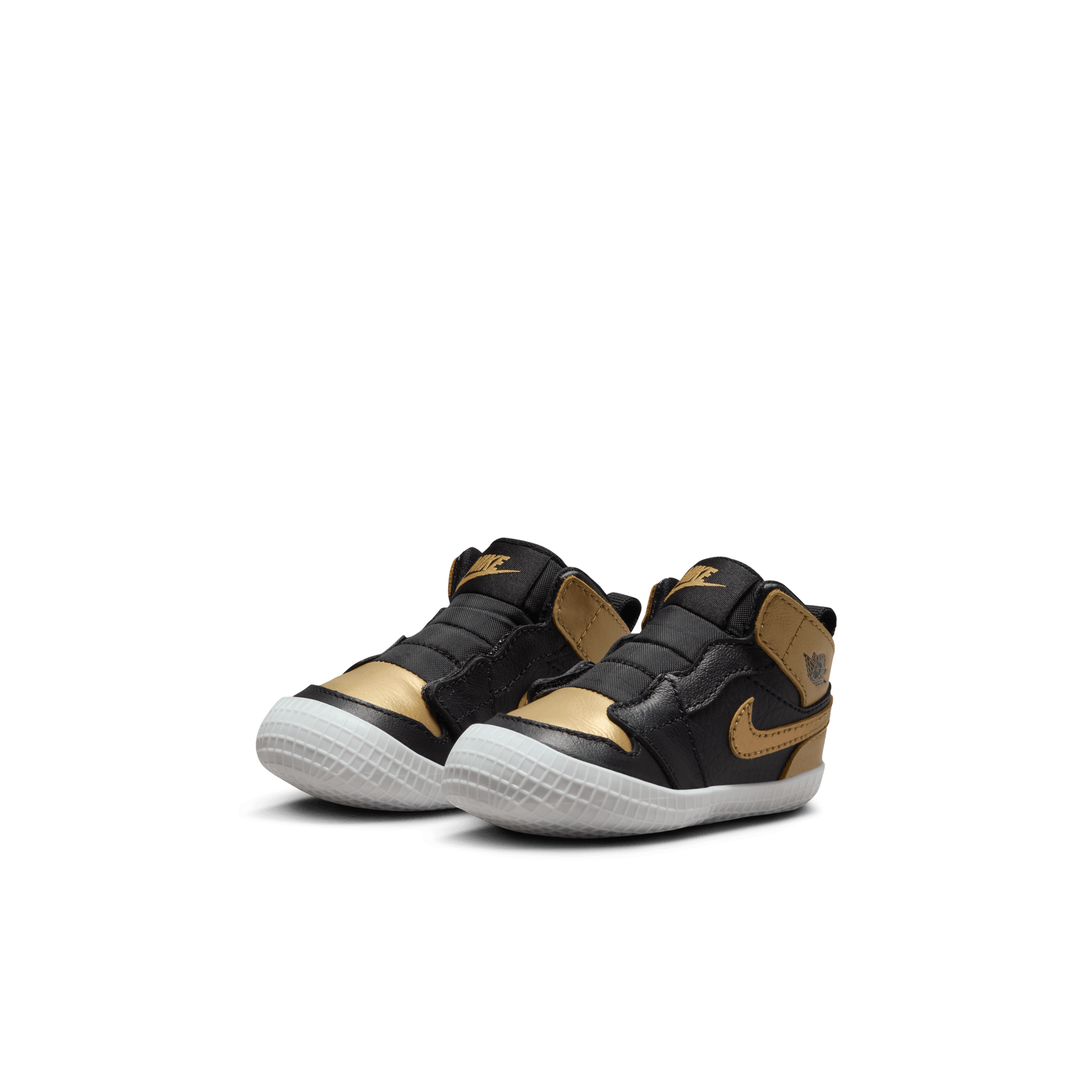 Baby/Toddler Jordan 1 Baby Crib Bootie "Metallic Gold "