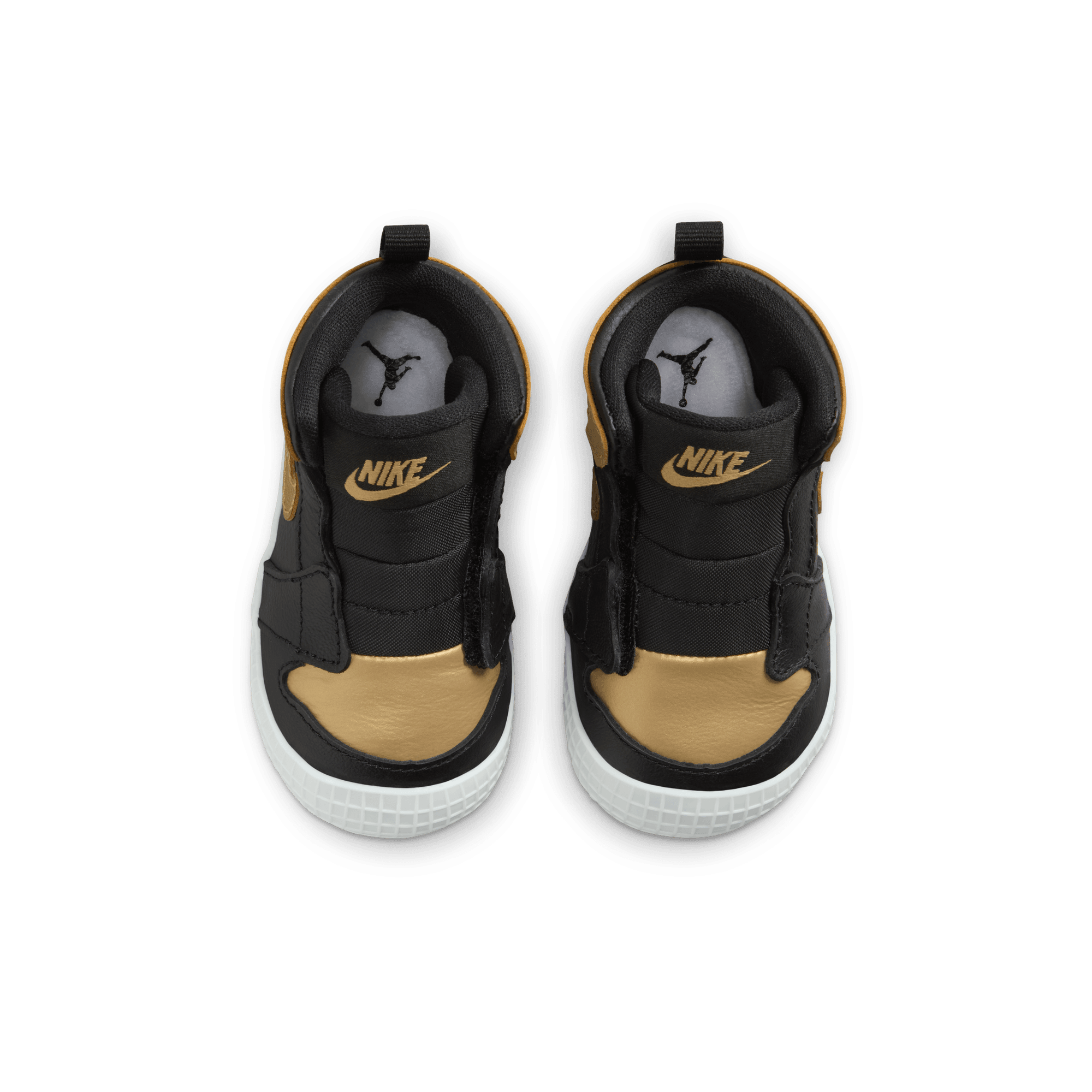 Baby/Toddler Jordan 1 Baby Crib Bootie "Metallic Gold "