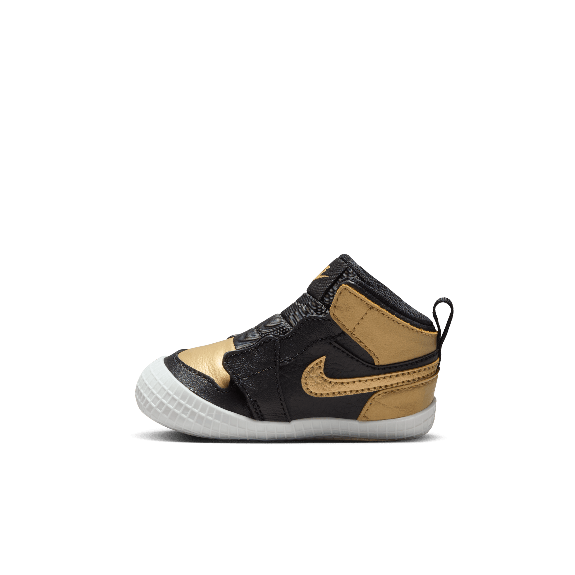 Baby/Toddler Jordan 1 Baby Crib Bootie "Metallic Gold "