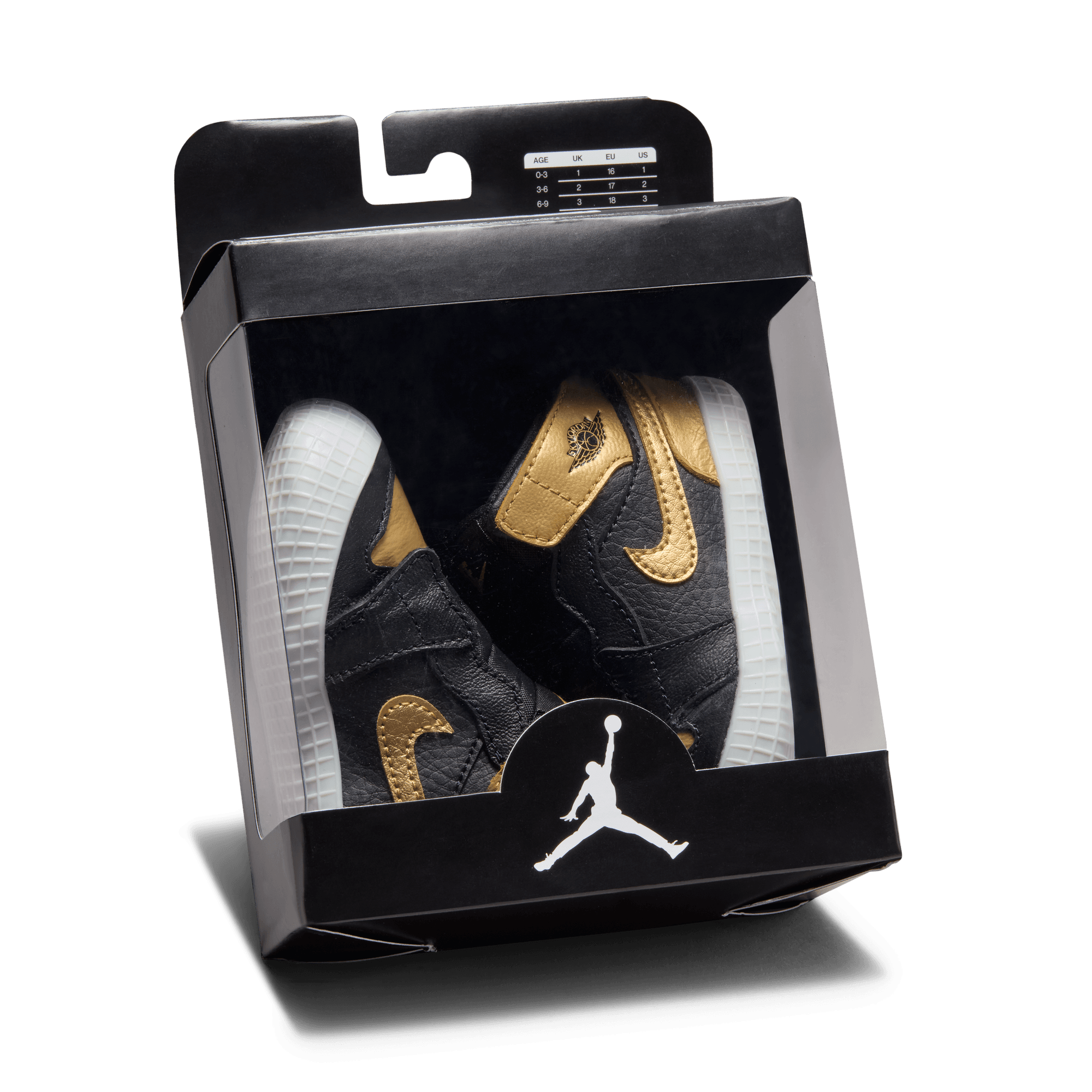 Baby/Toddler Jordan 1 Baby Crib Bootie "Metallic Gold "