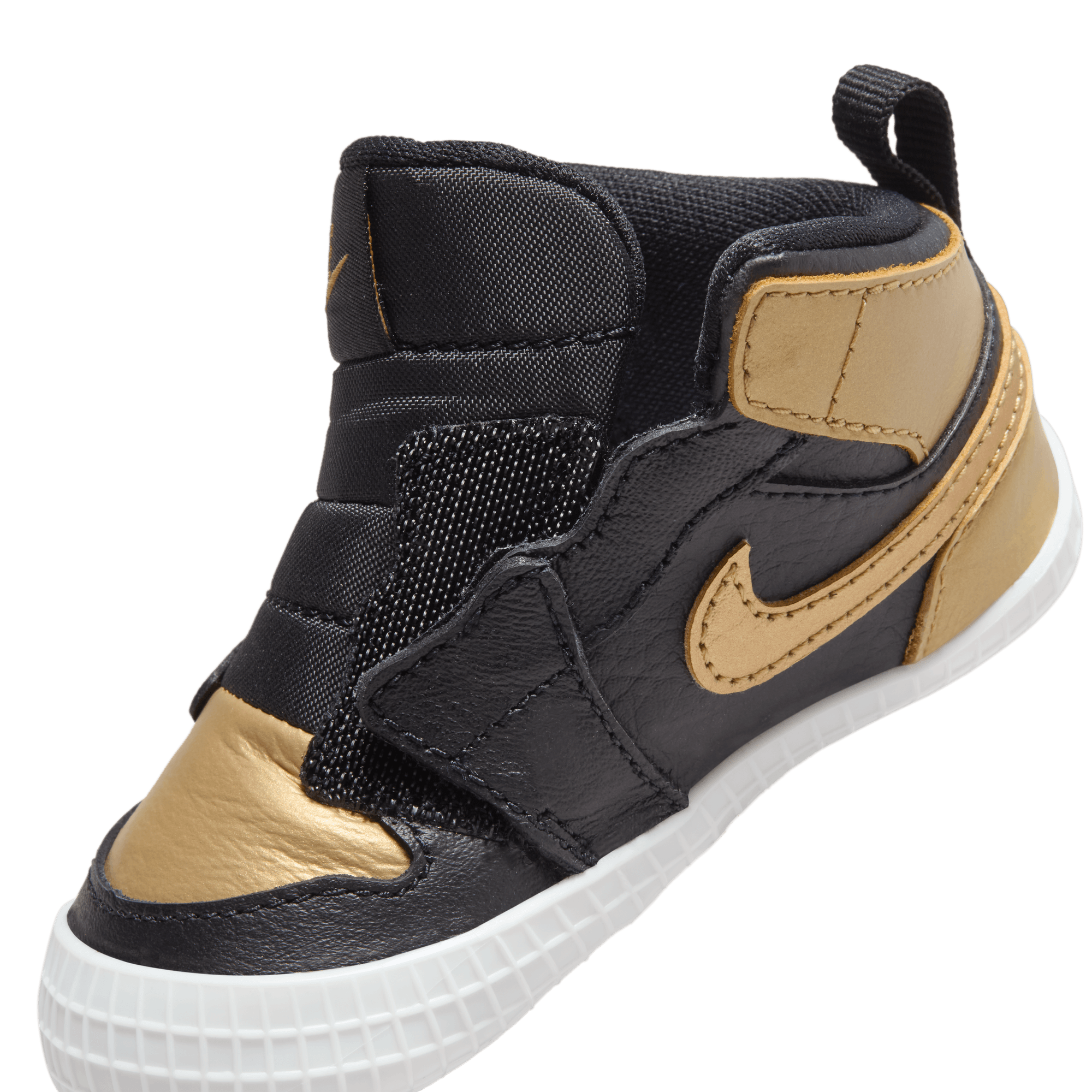 Baby/Toddler Jordan 1 Baby Crib Bootie "Metallic Gold "