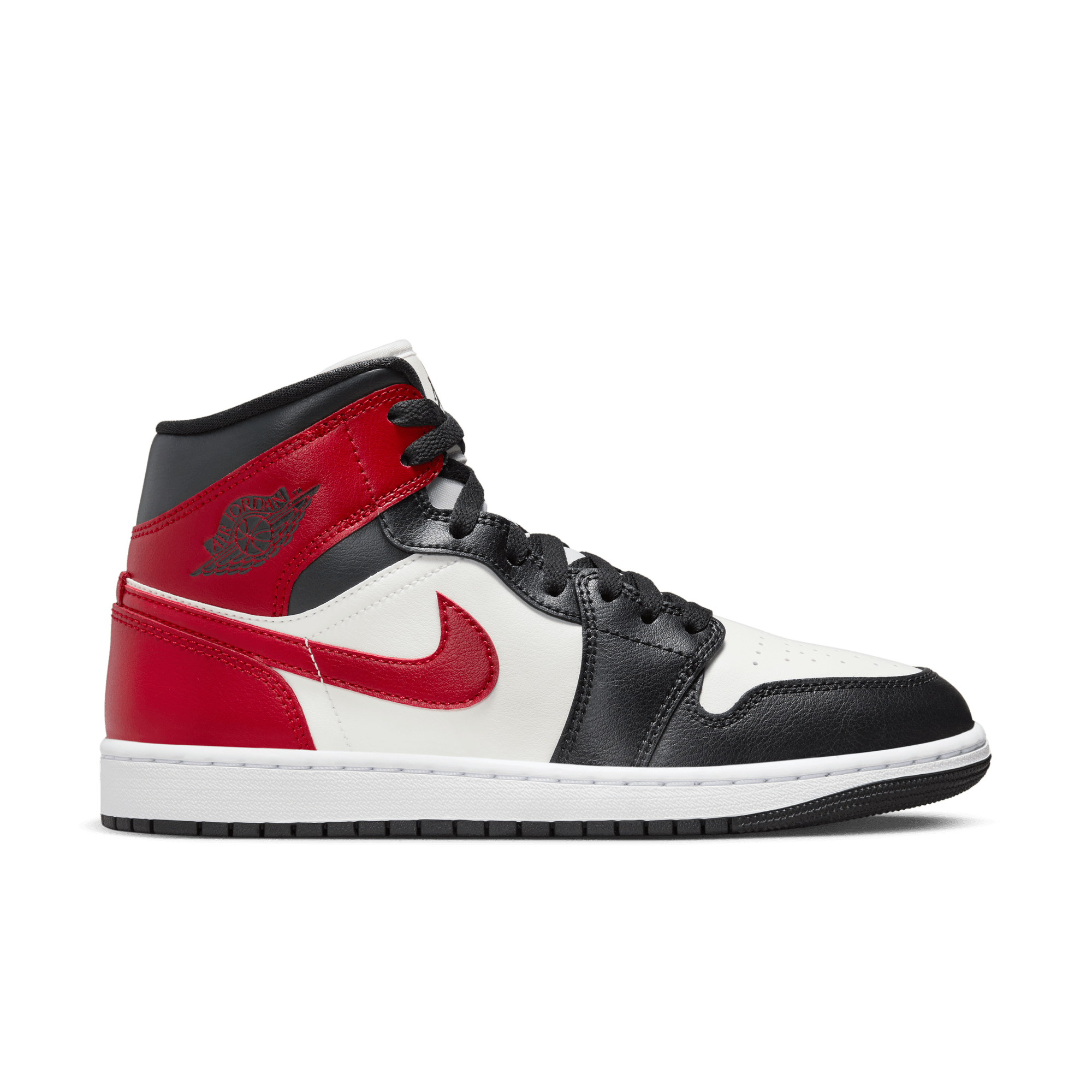 Women's Air Jordan 1 Mid "Sail Off Noir"
