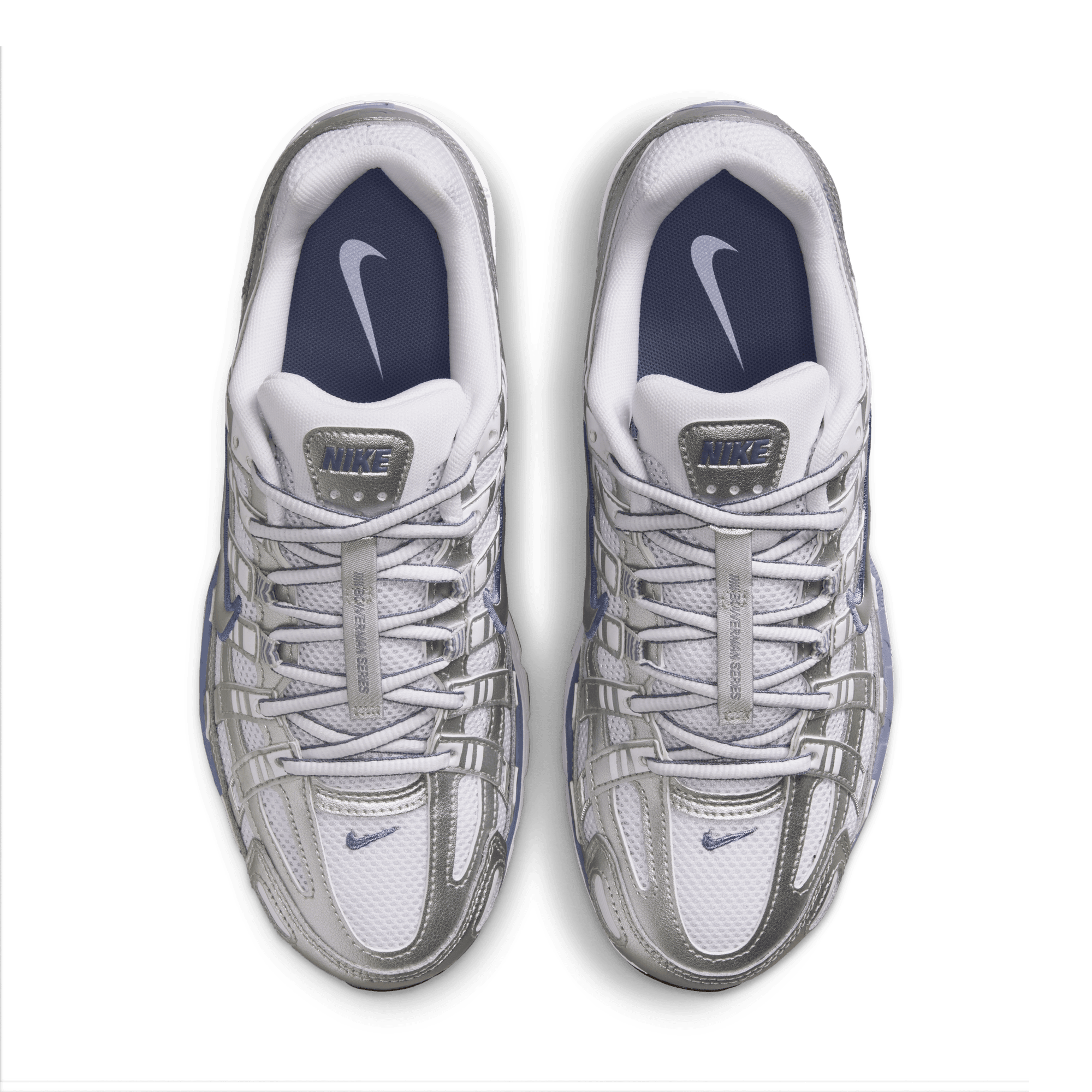 Women's Nike P-6000 "Metallic Silver World Indigo"