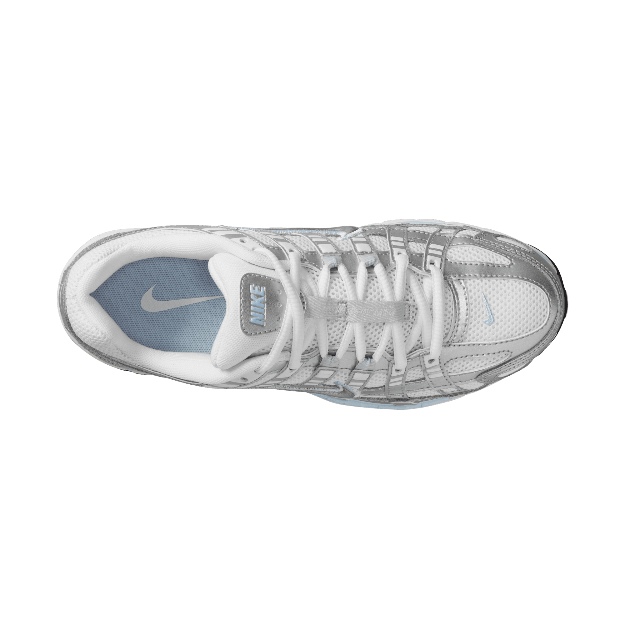 Women's Nike P-6000 "White Metallic Silver"