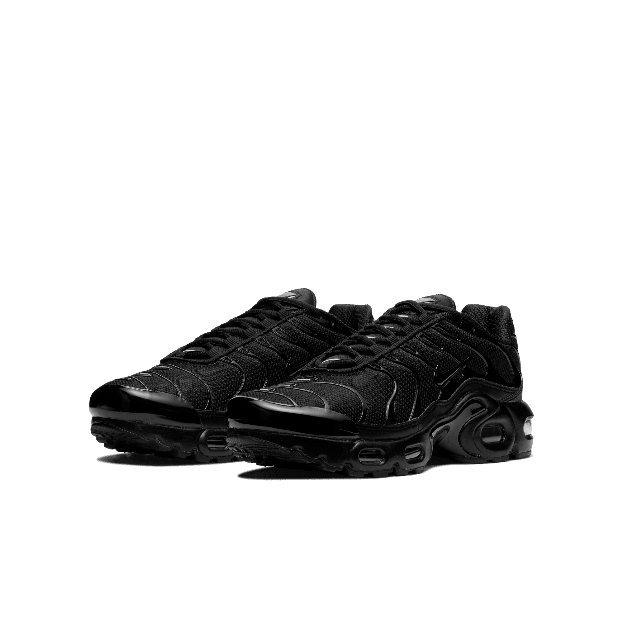 Big Kids' Nike Air Max Plus "Triple Black"