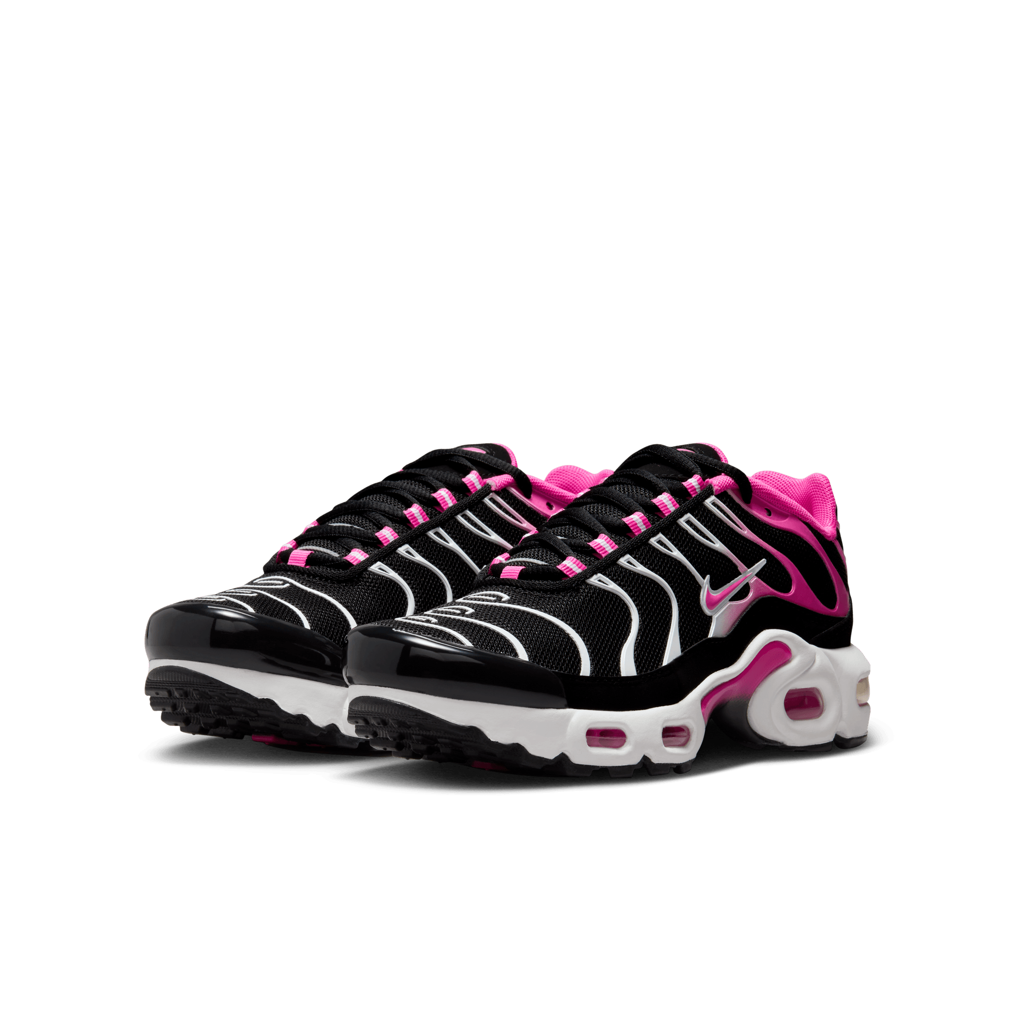 Big Kids' Nike Air Max Plus "Black Laser Fuchsia"