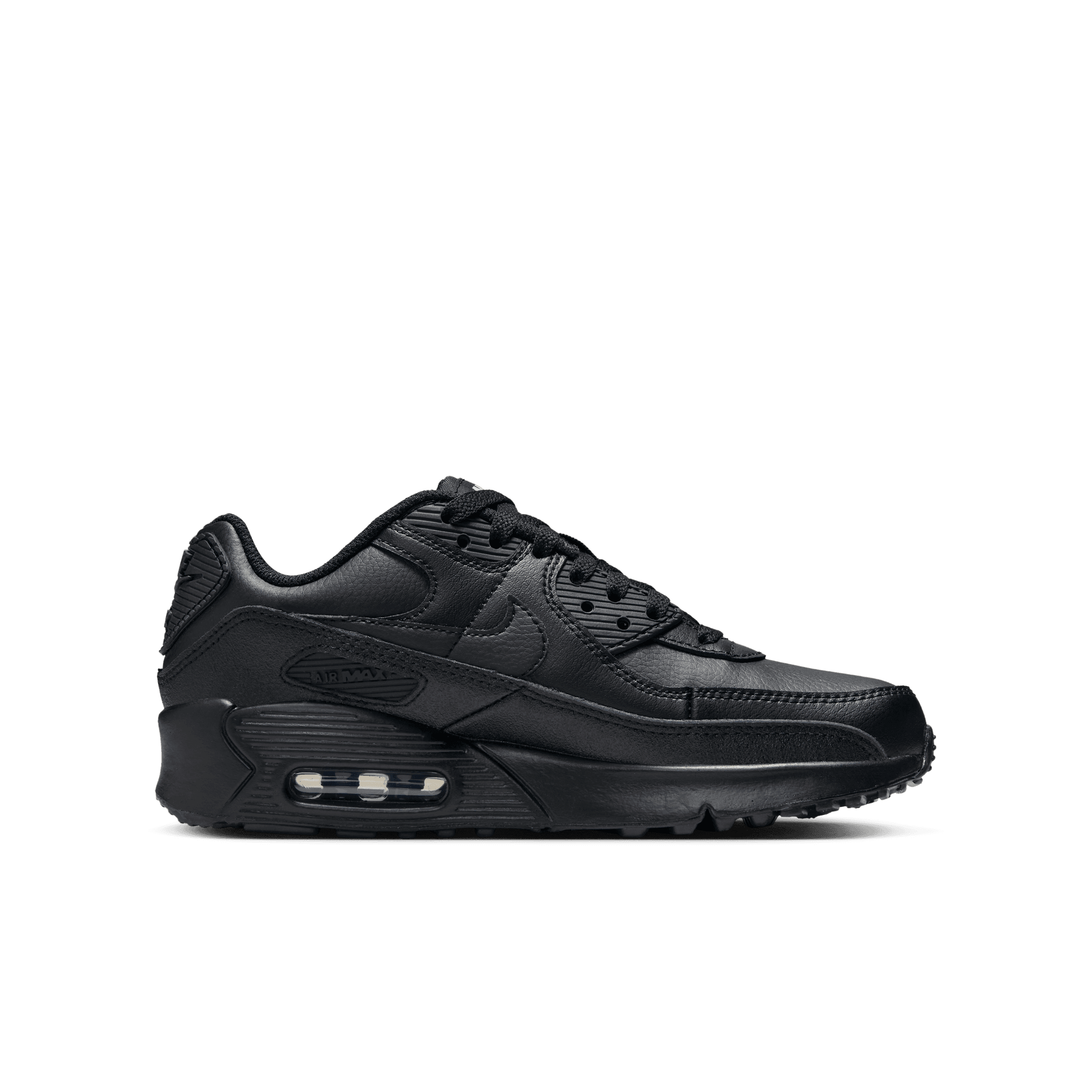 Big Kids’ Nike Air Max 90 LTR "Triple Black"