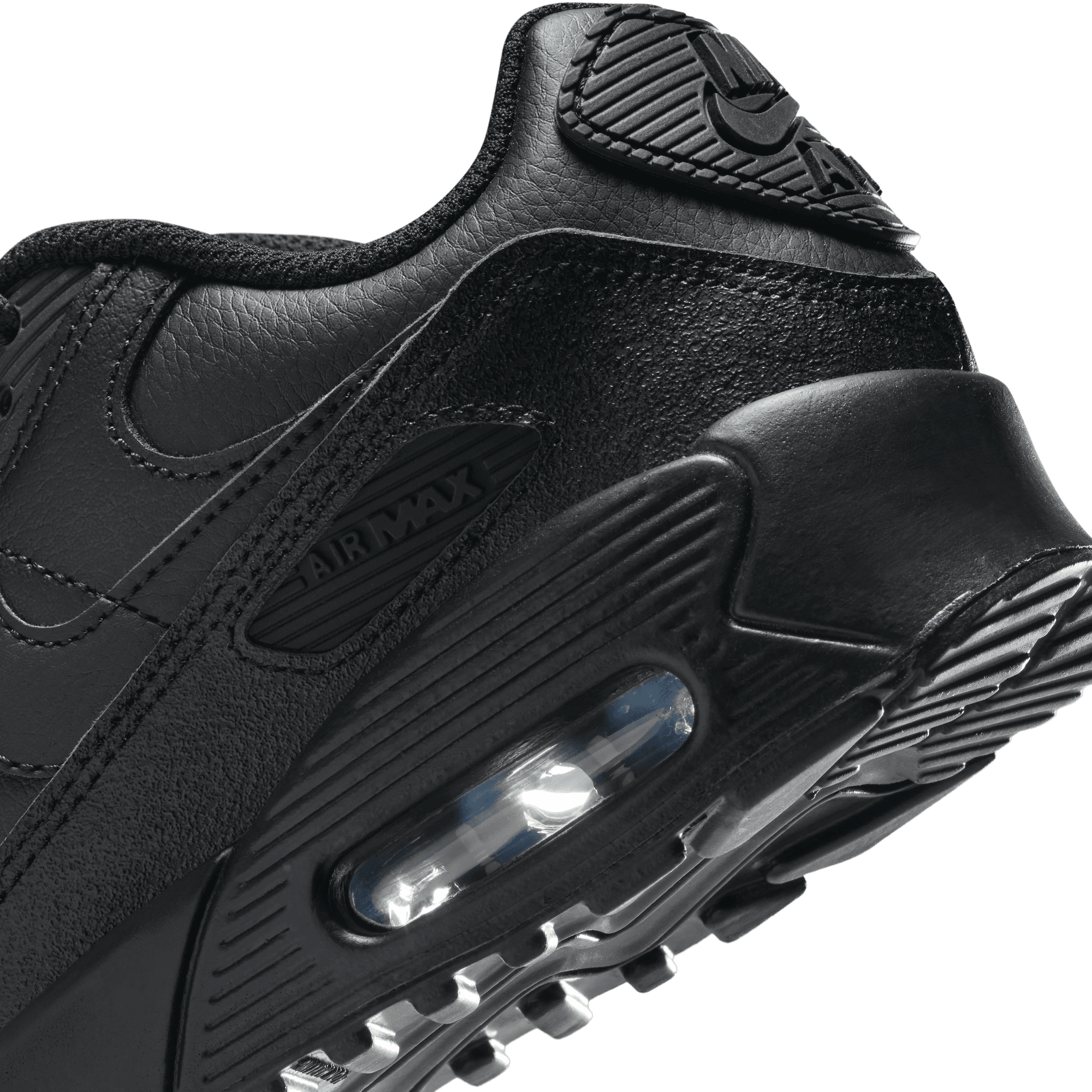 Big Kids’ Nike Air Max 90 LTR "Triple Black"