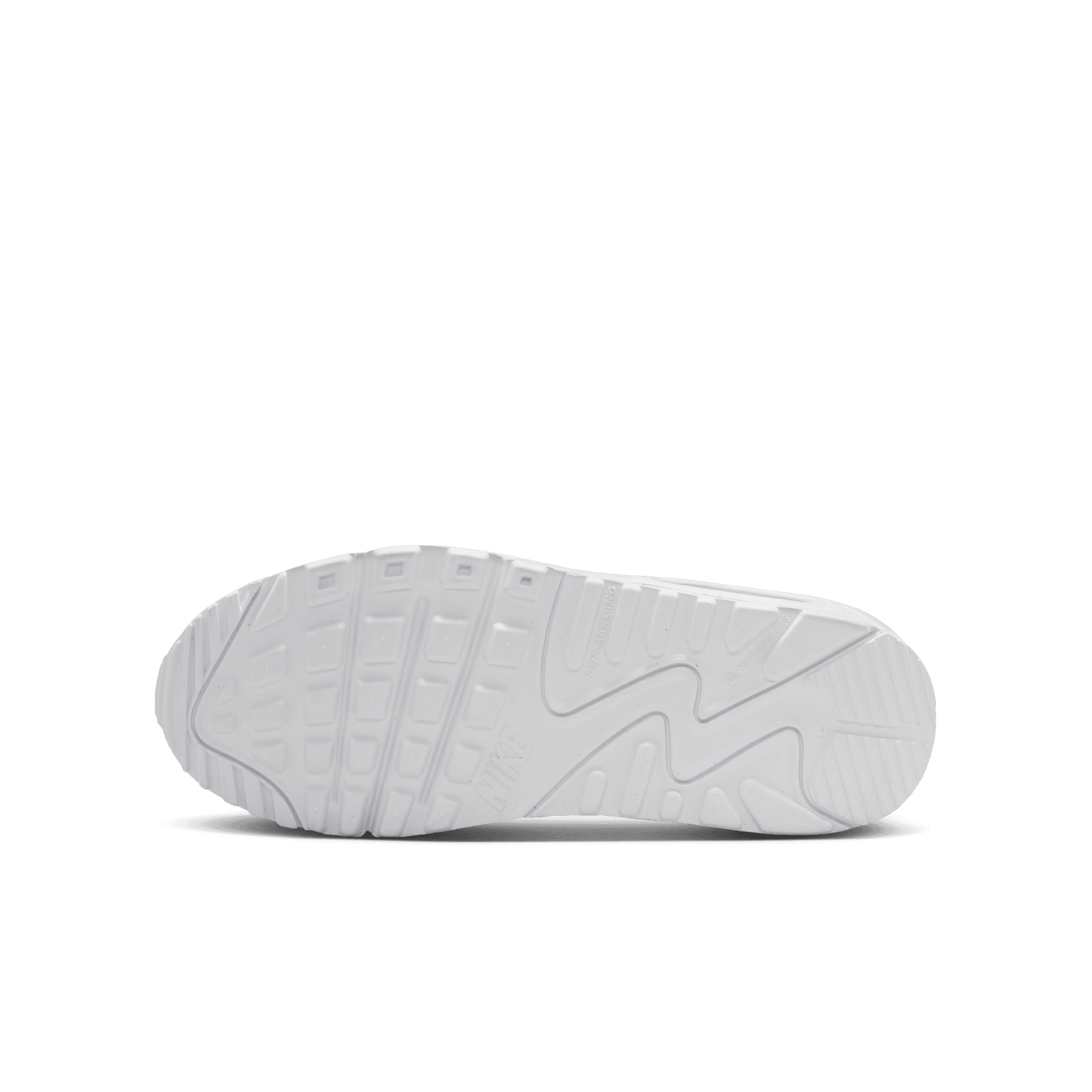 Big Kids’ Nike Air Max 90 LTR "White Metallic Silver"