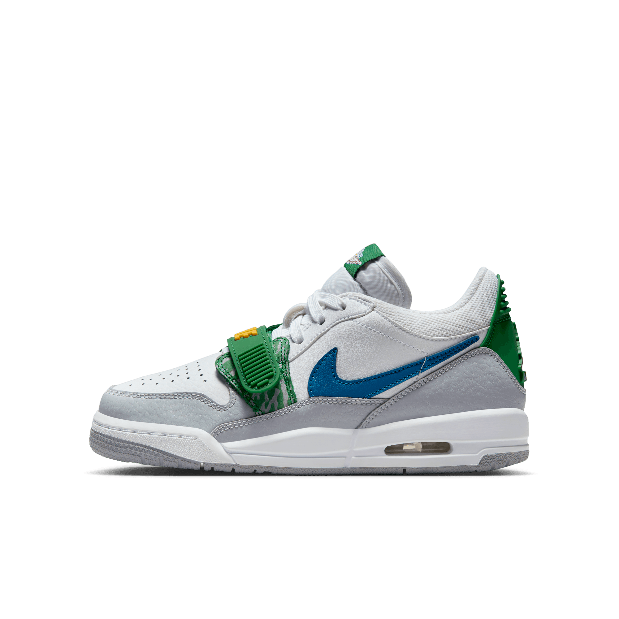 Big Kids' Air Jordan Legacy 312 Low "White Pine Industrial Blue"