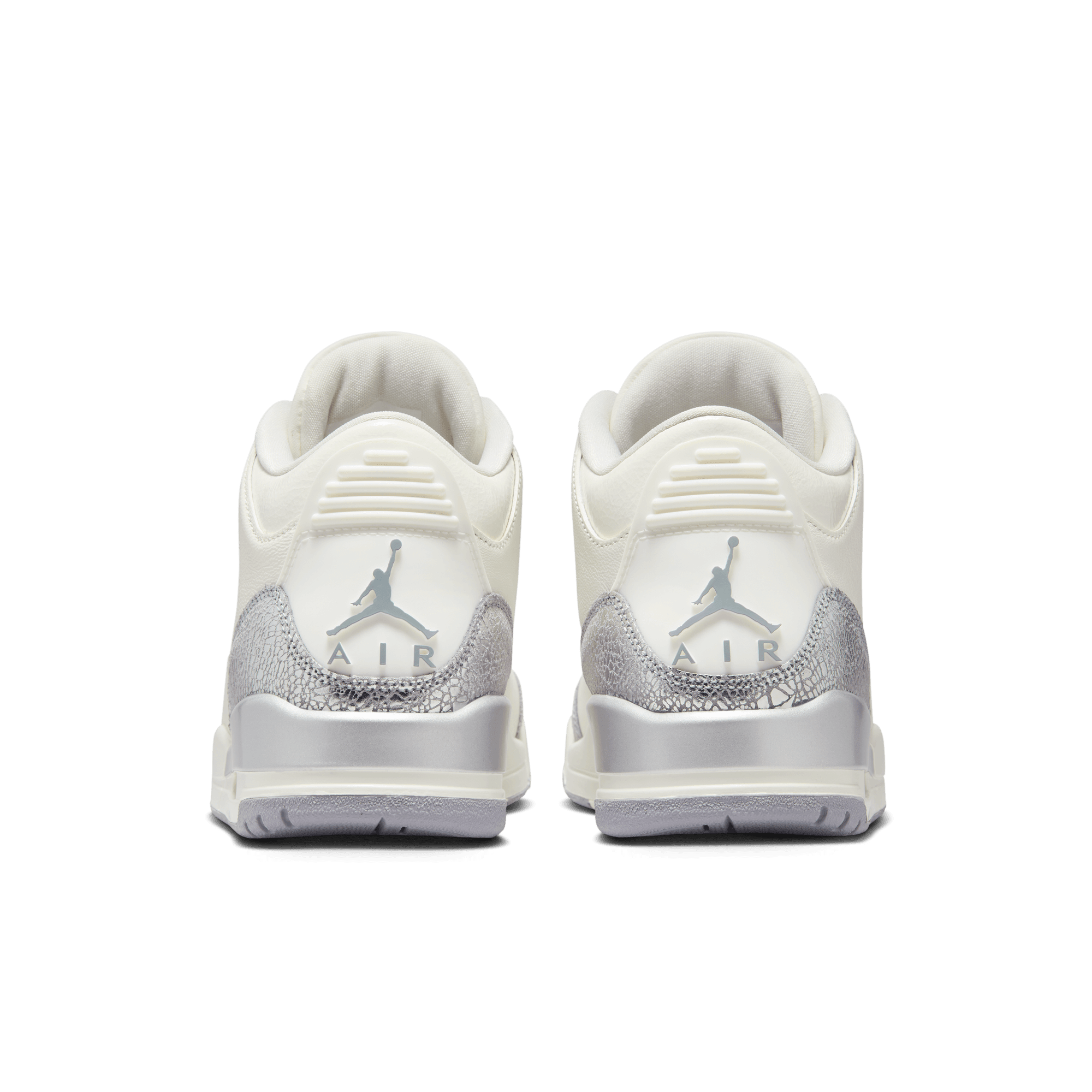 Women's Air Jordan 3 Retro "Sail Metallic Silver"