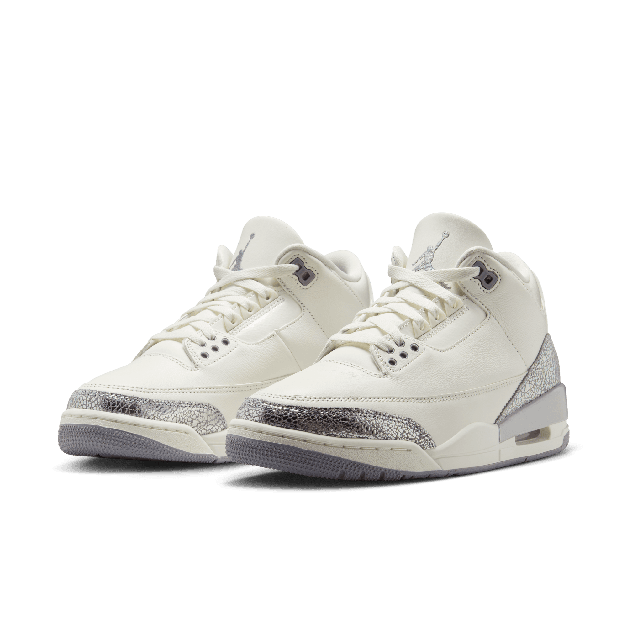 Women's Air Jordan 3 Retro "Sail Metallic Silver"