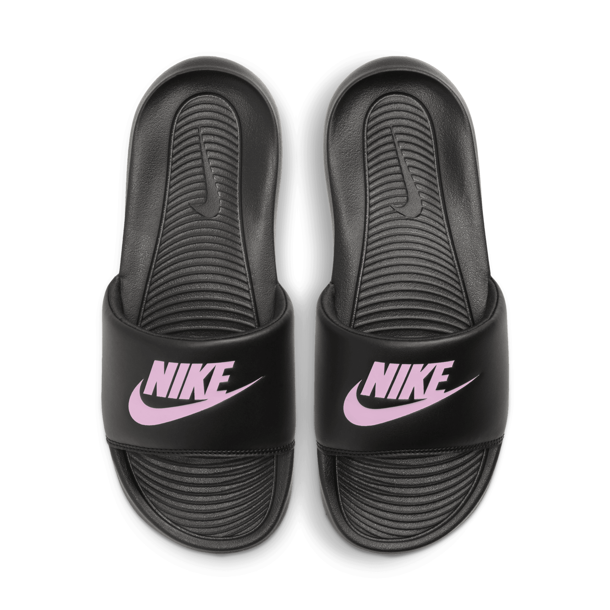 Women's Nike Victori One Slides "Black Light Arctic Pink"