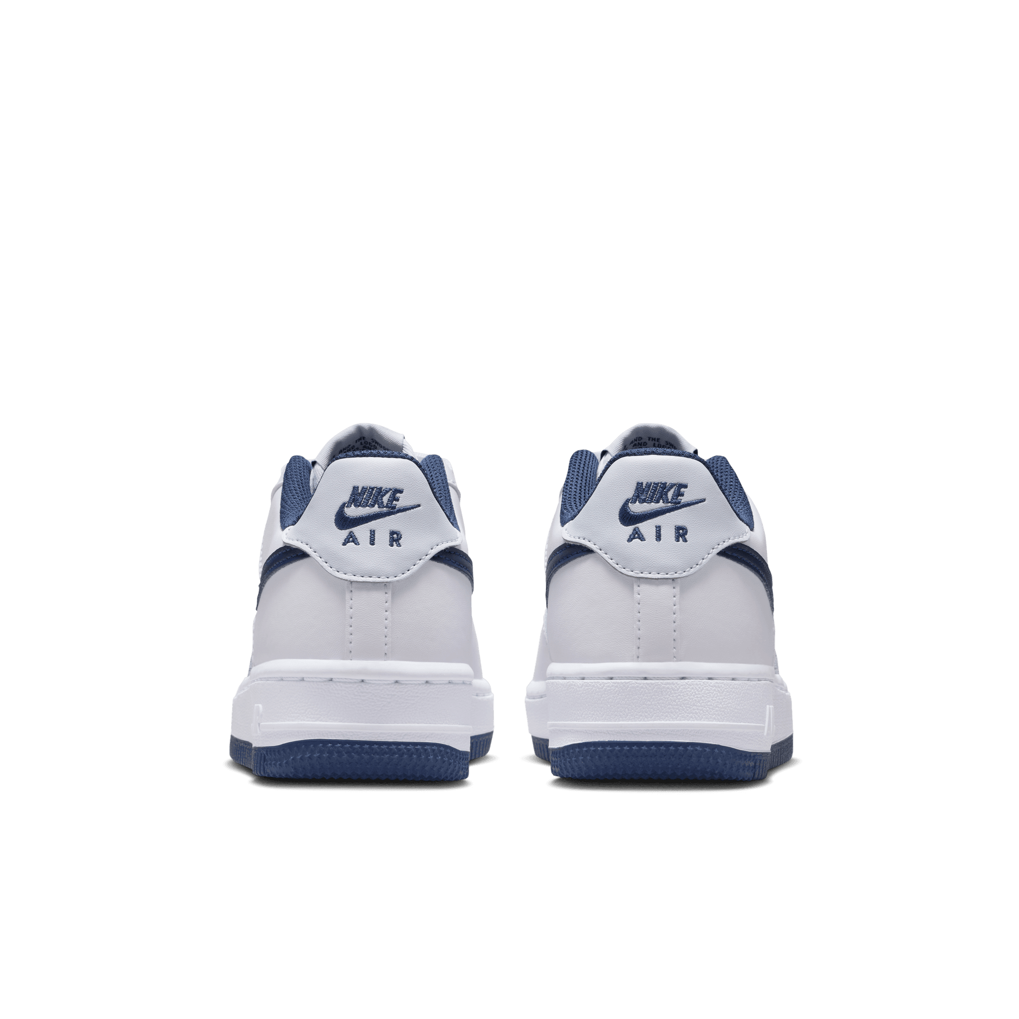 Big Kids' Nike Air Force 1 "White Football Grey Midnight Navy"