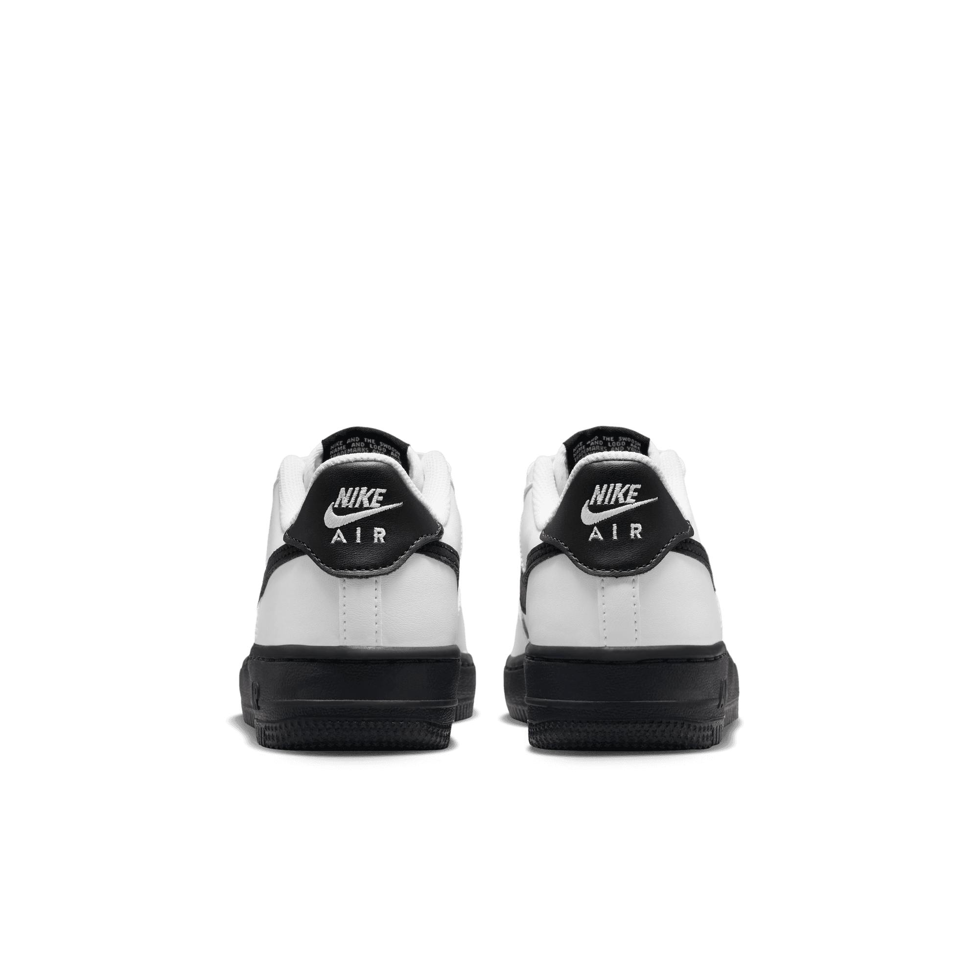 Big Kids' Nike Air Force 1 "White Black"
