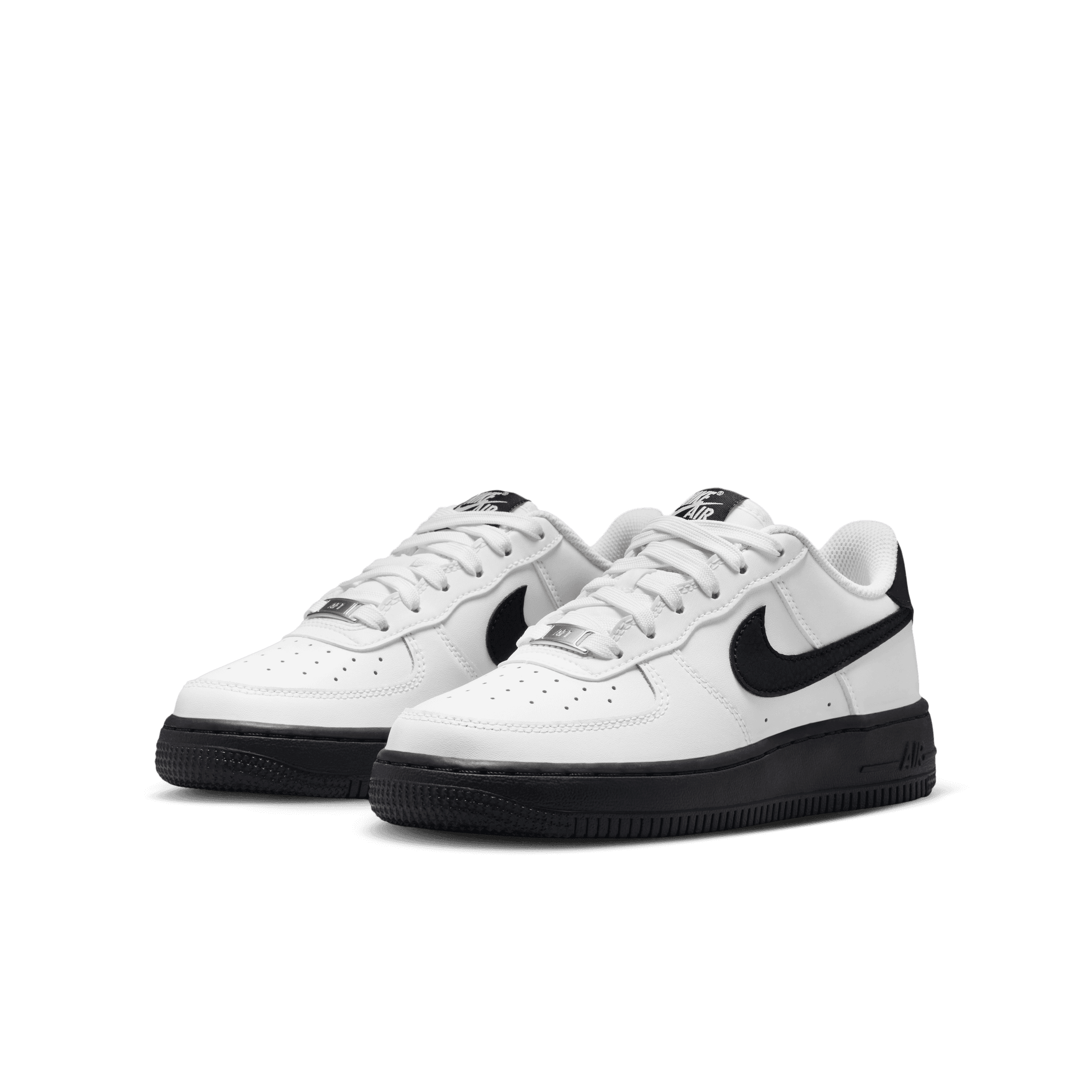 Big Kids' Nike Air Force 1 "White Black"
