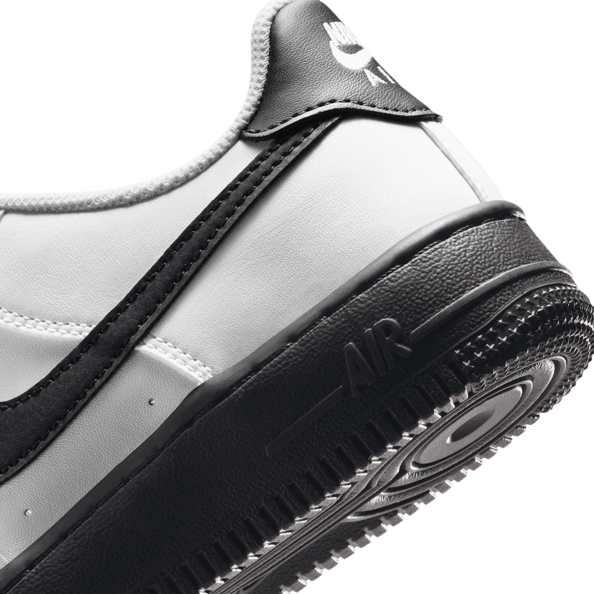 Big Kids' Nike Air Force 1 "White Black"