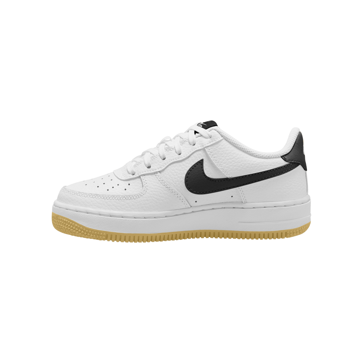 Big Kids' Nike Air Force 1 "White Black Gum Light Brown"