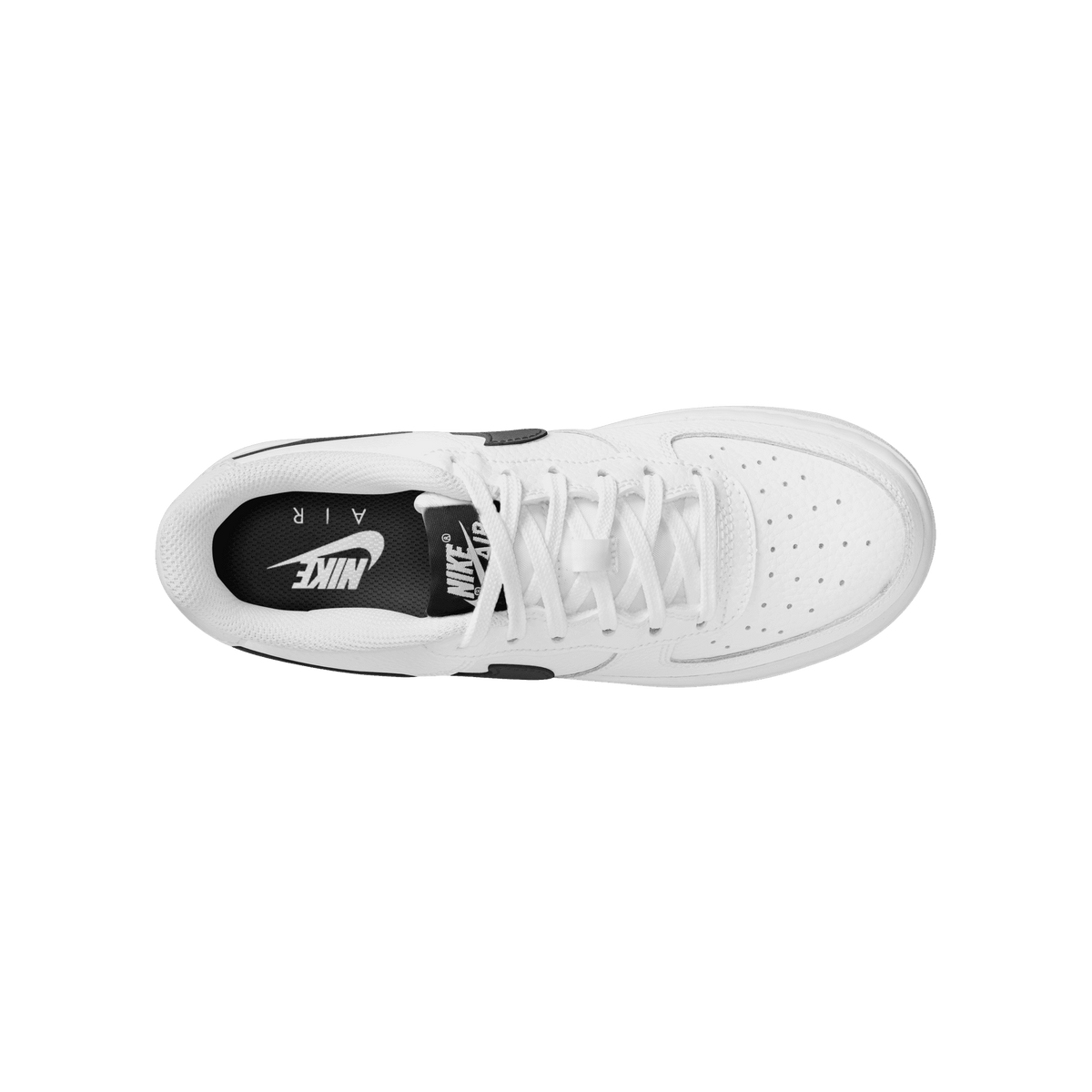 Big Kids' Nike Air Force 1 "White Black Gum Light Brown"